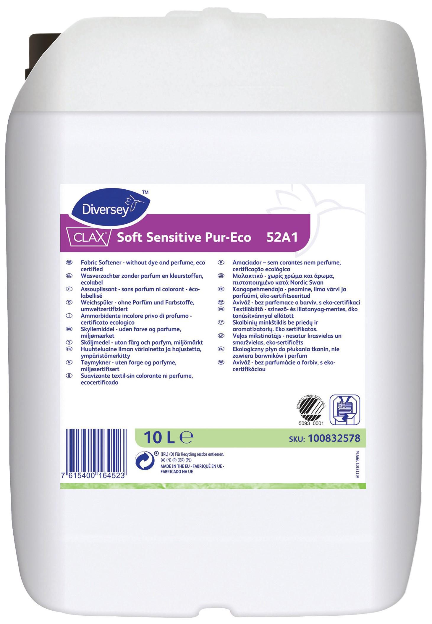 Produktfoto för Clax Sköljmedel SoftSensitive G 10l