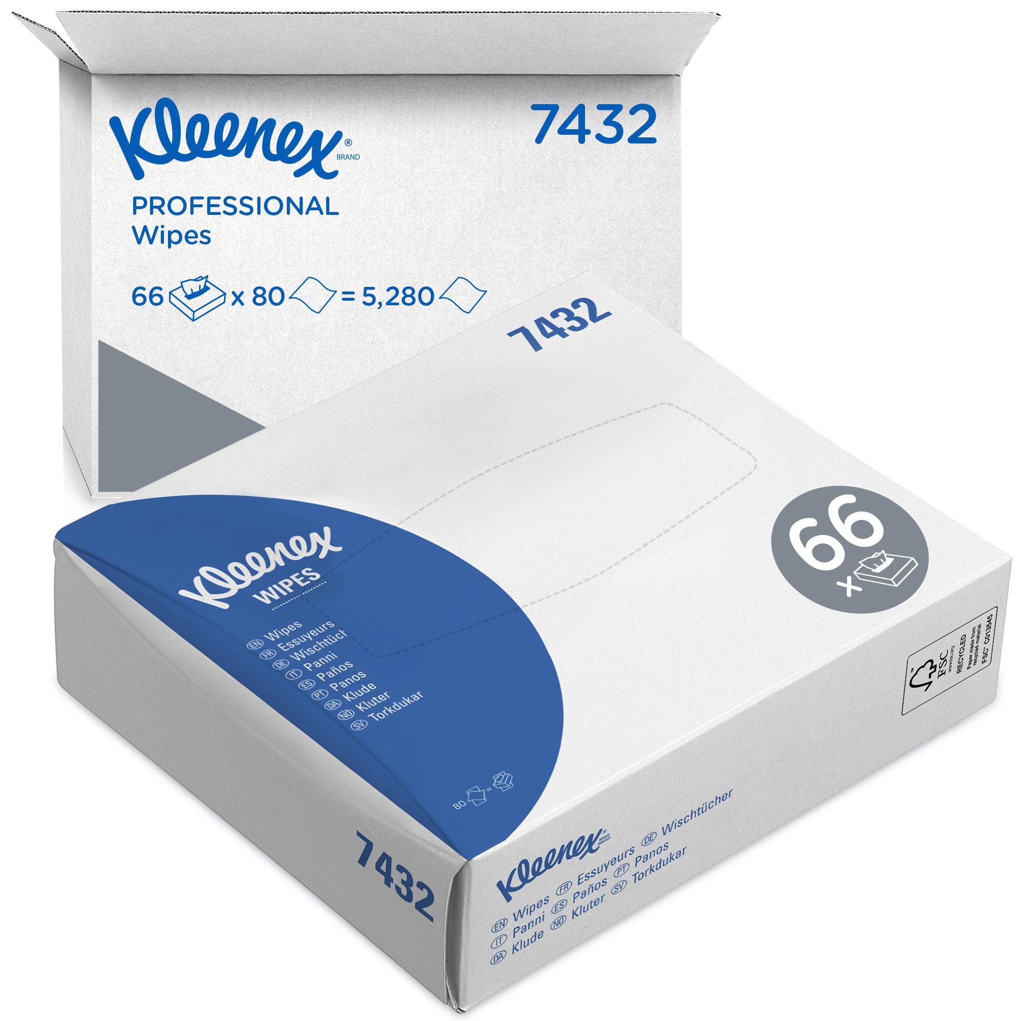 Kleenex® Ansiktsservett vit, fp om 80 st