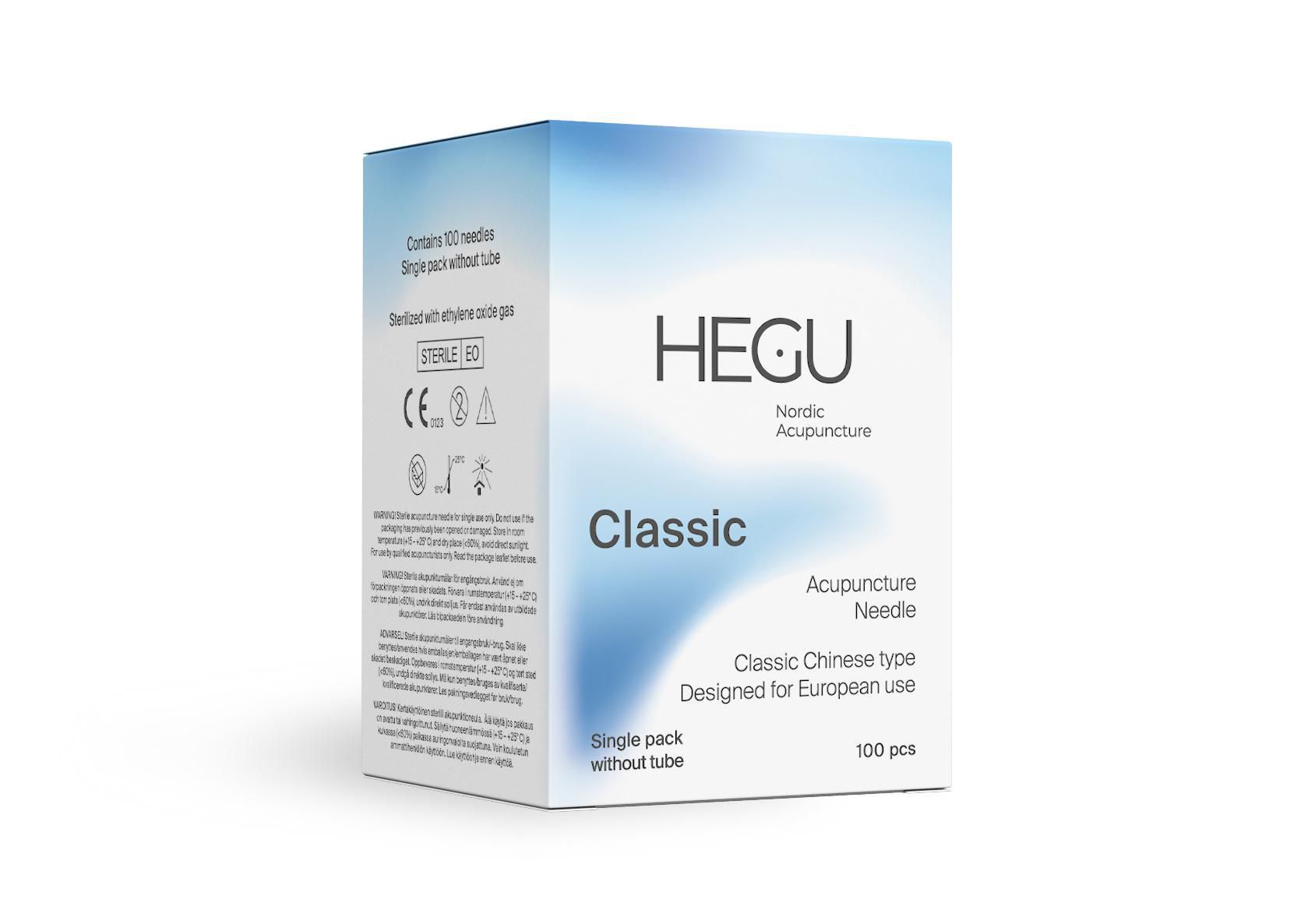 HEGU® Akupunkturnål 0,30x30mm 100/fp