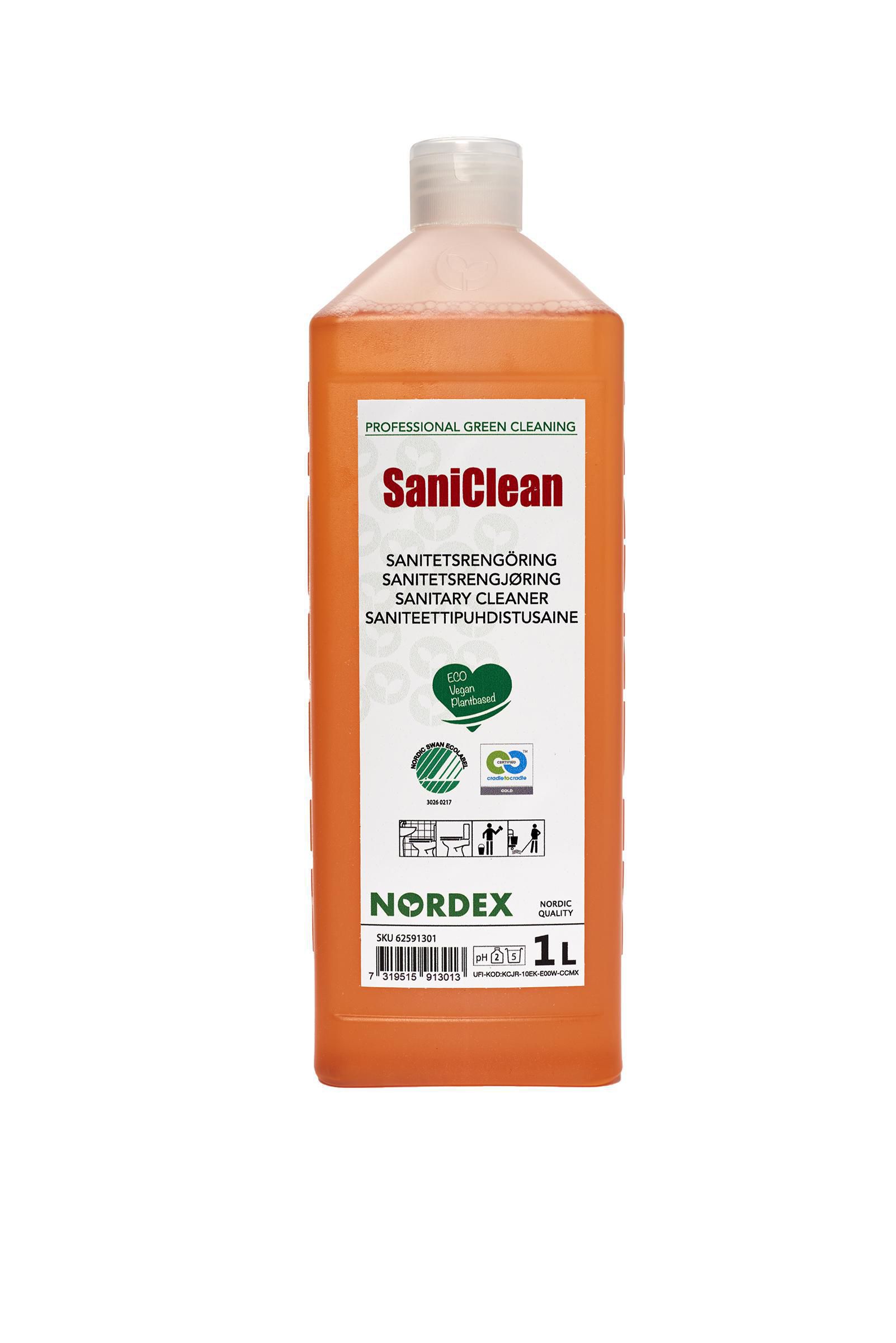 NORDEX Sanitetsrengöring SaniClean 1l