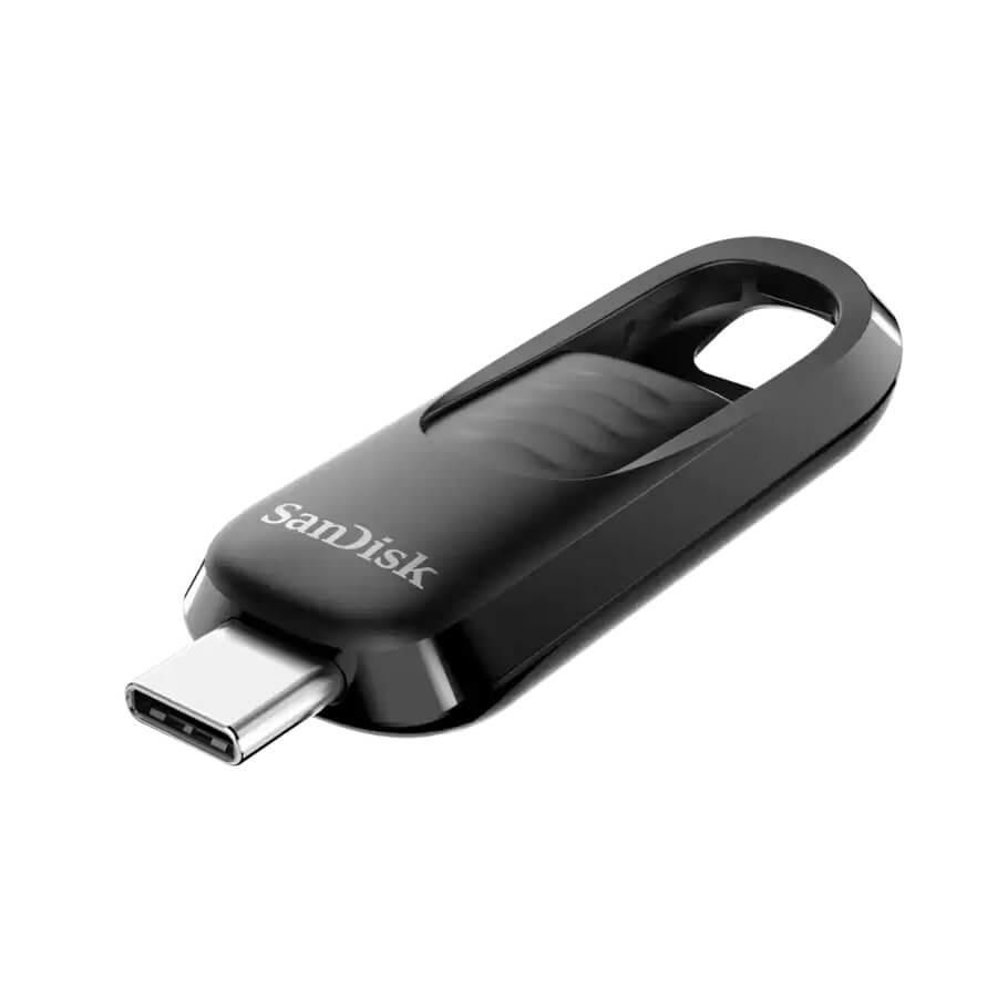 Produktfoto för SanDisk USB-Minne Slider USB-C 128GB