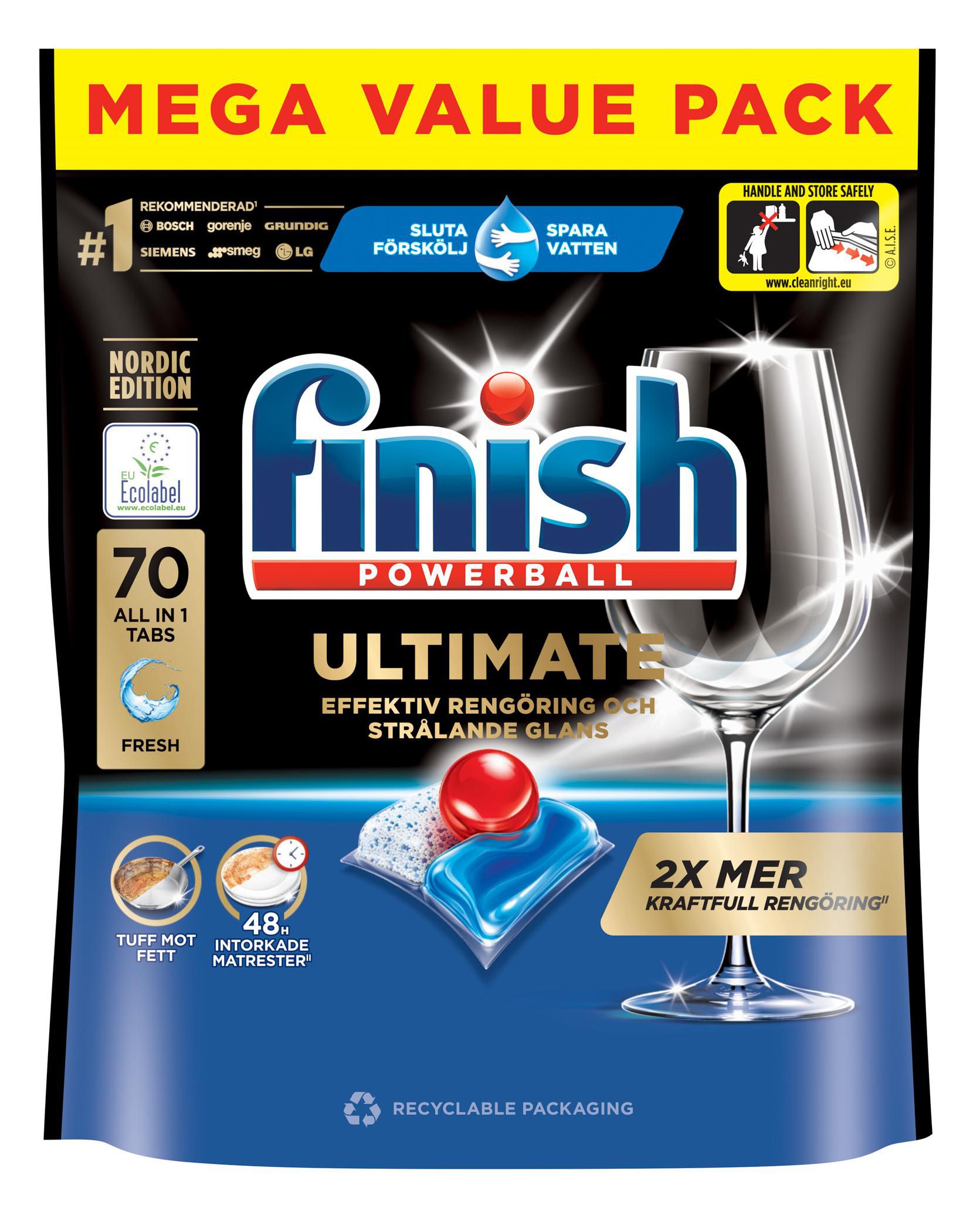 Finish Maskindisk Ultimate All in 1 tabletter