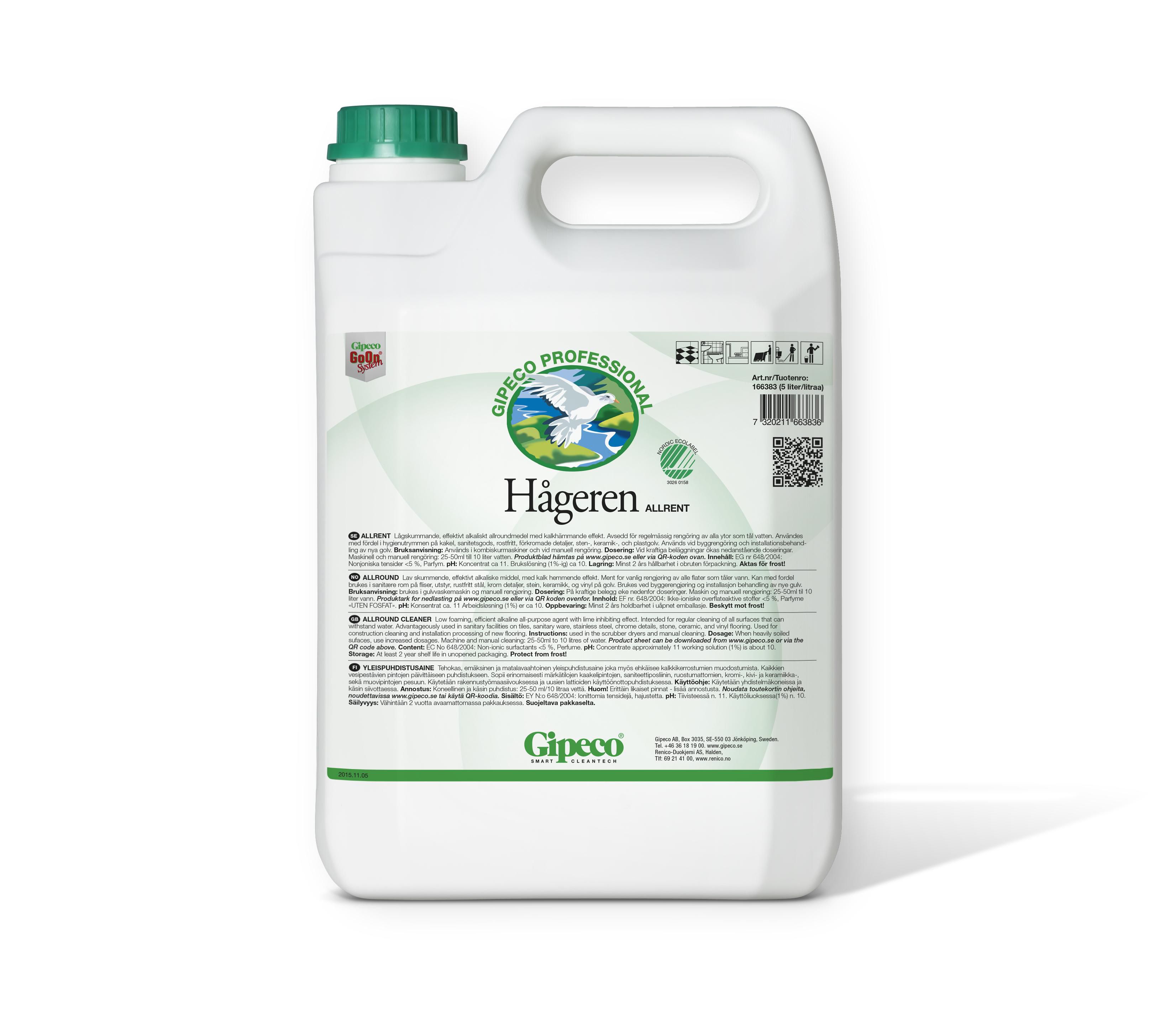GIPECO Allrengöring Hågeren 5L