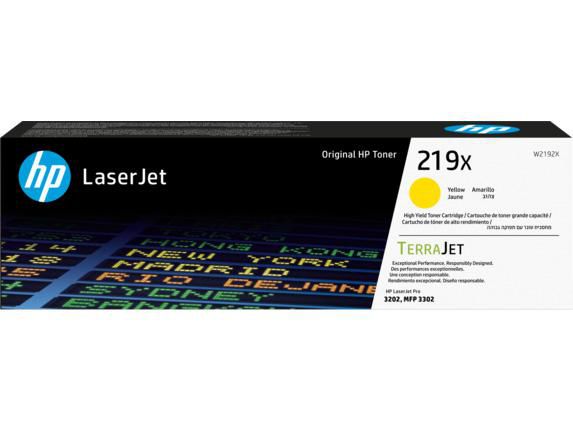 HP Toner W2192X 2,5K gul