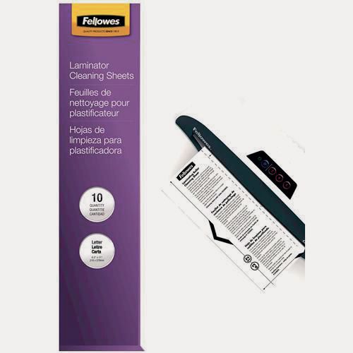 Fellowes Rengöringsark Laminat 10/fp