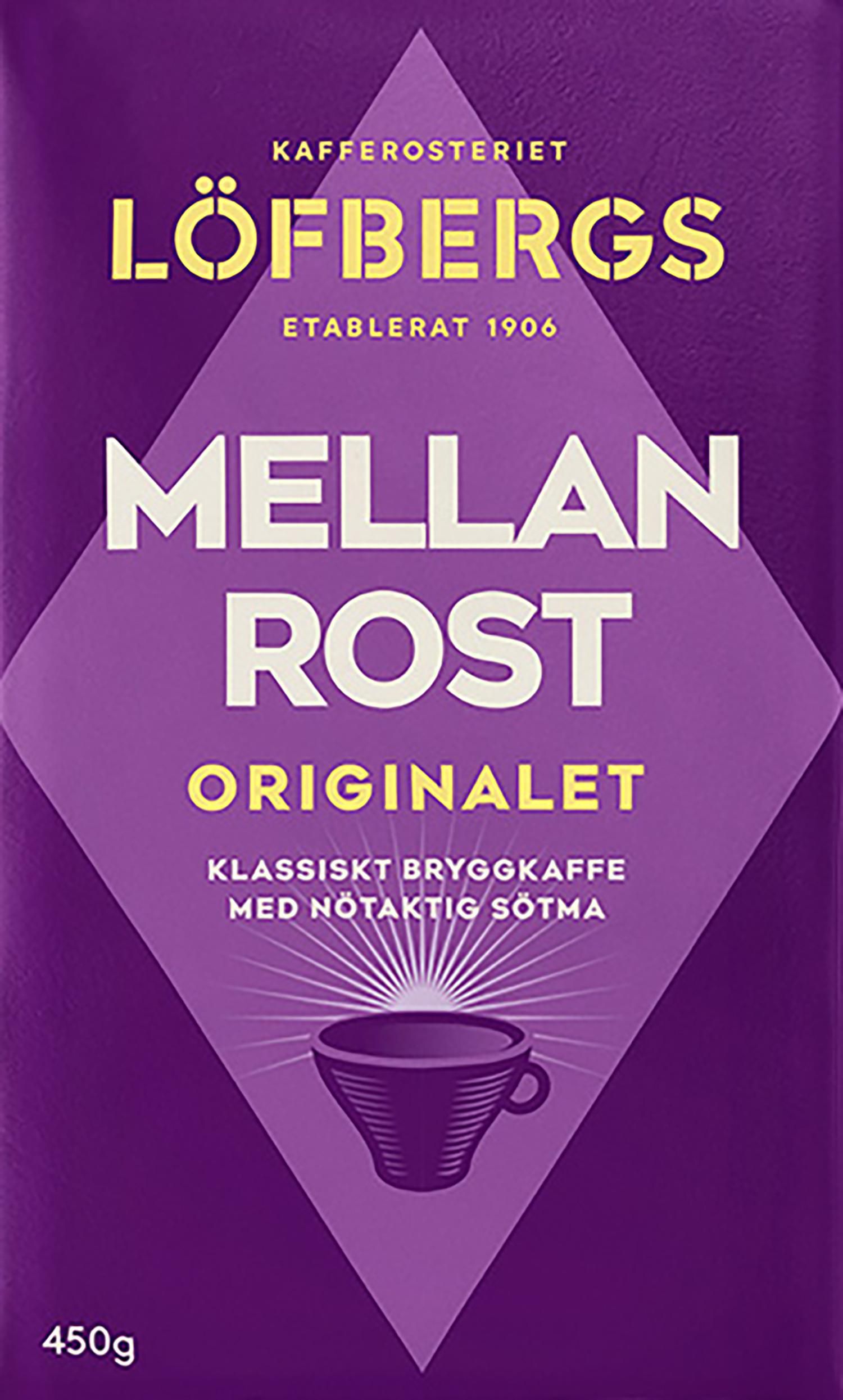Löfbergs Kaffe mellanrost brygg 450g