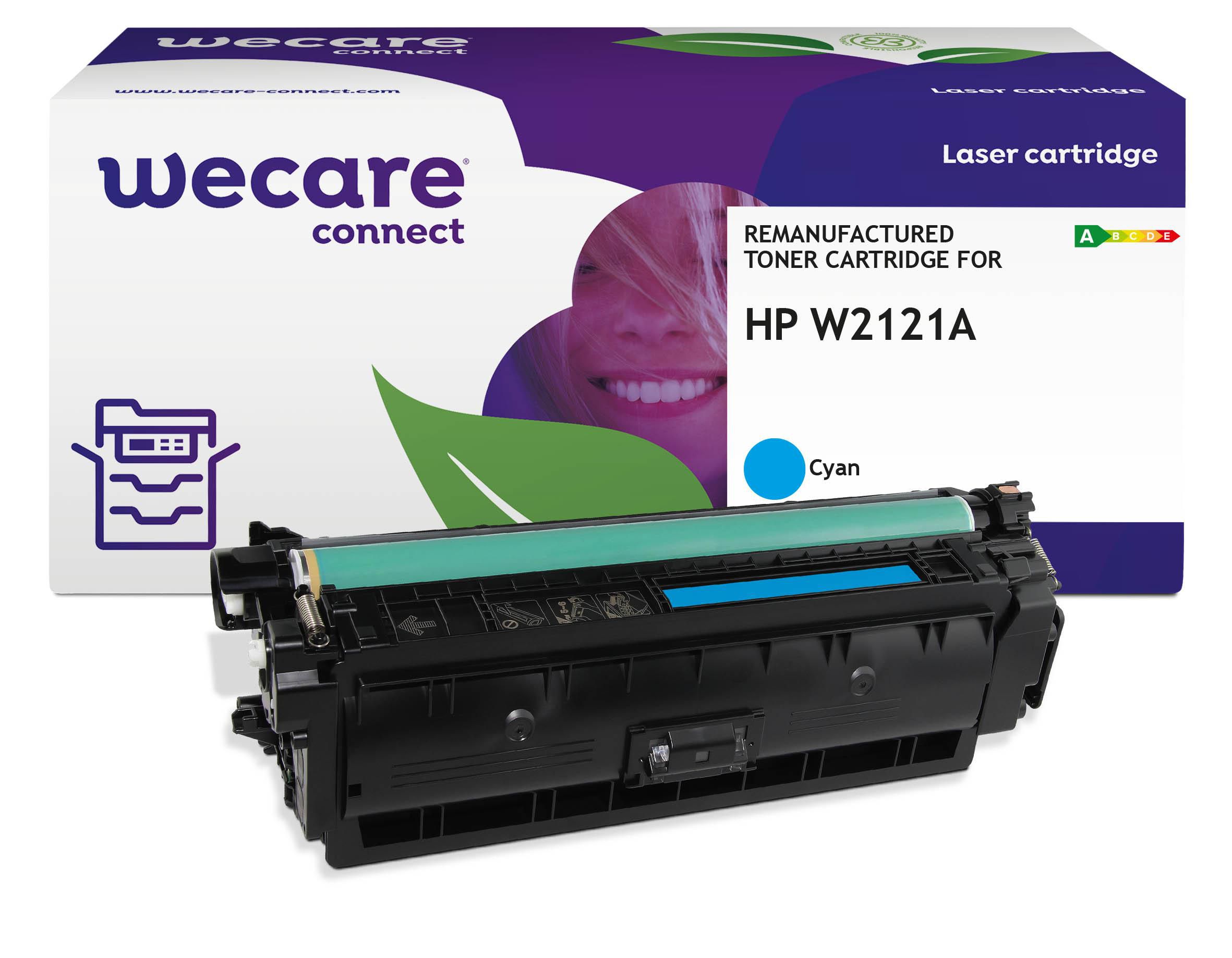 Wecare Toner HP W2121A 212A 4,5K cyan, st