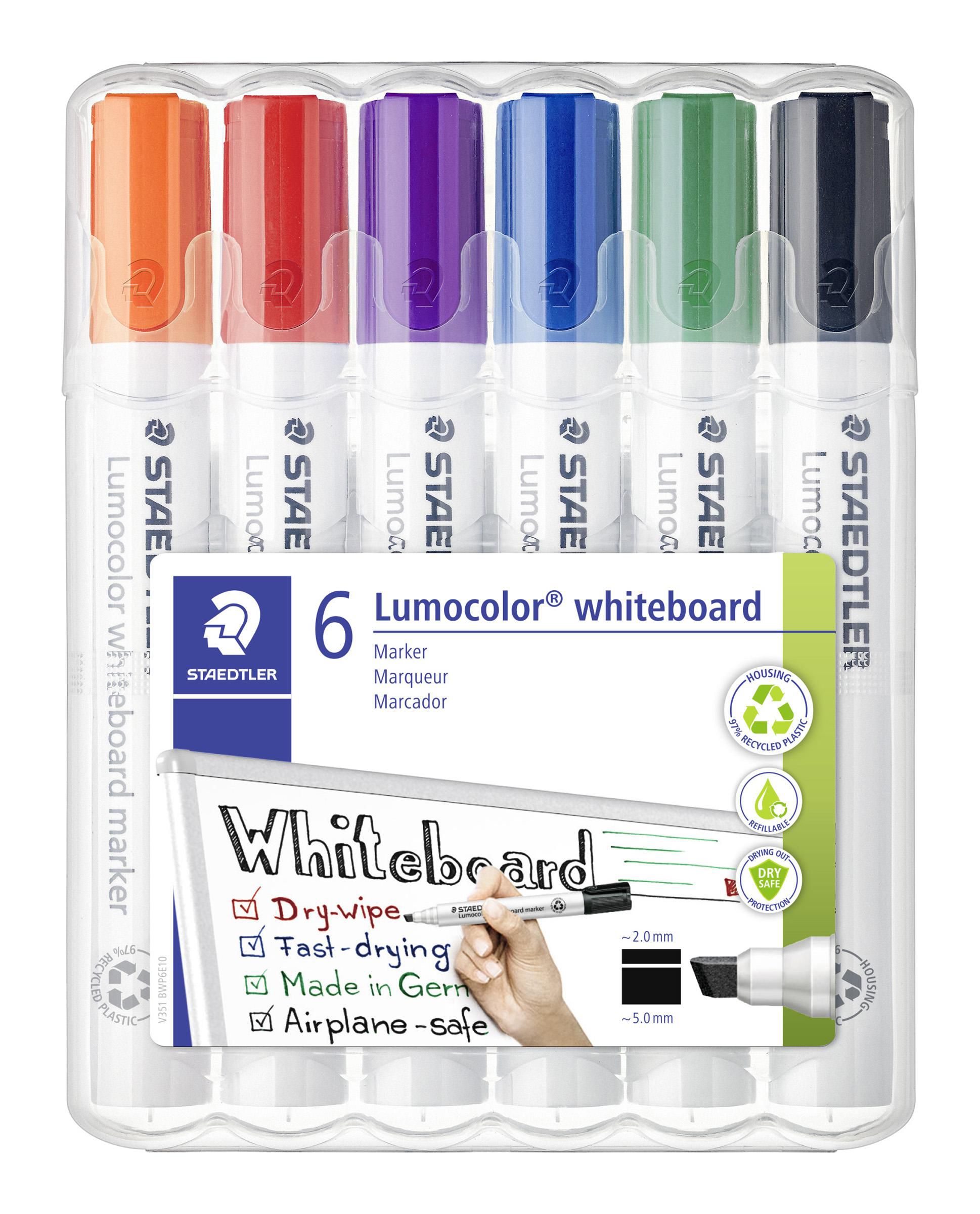 STAEDTLER Lumocolor Whiteboardpenna sned 6/fp