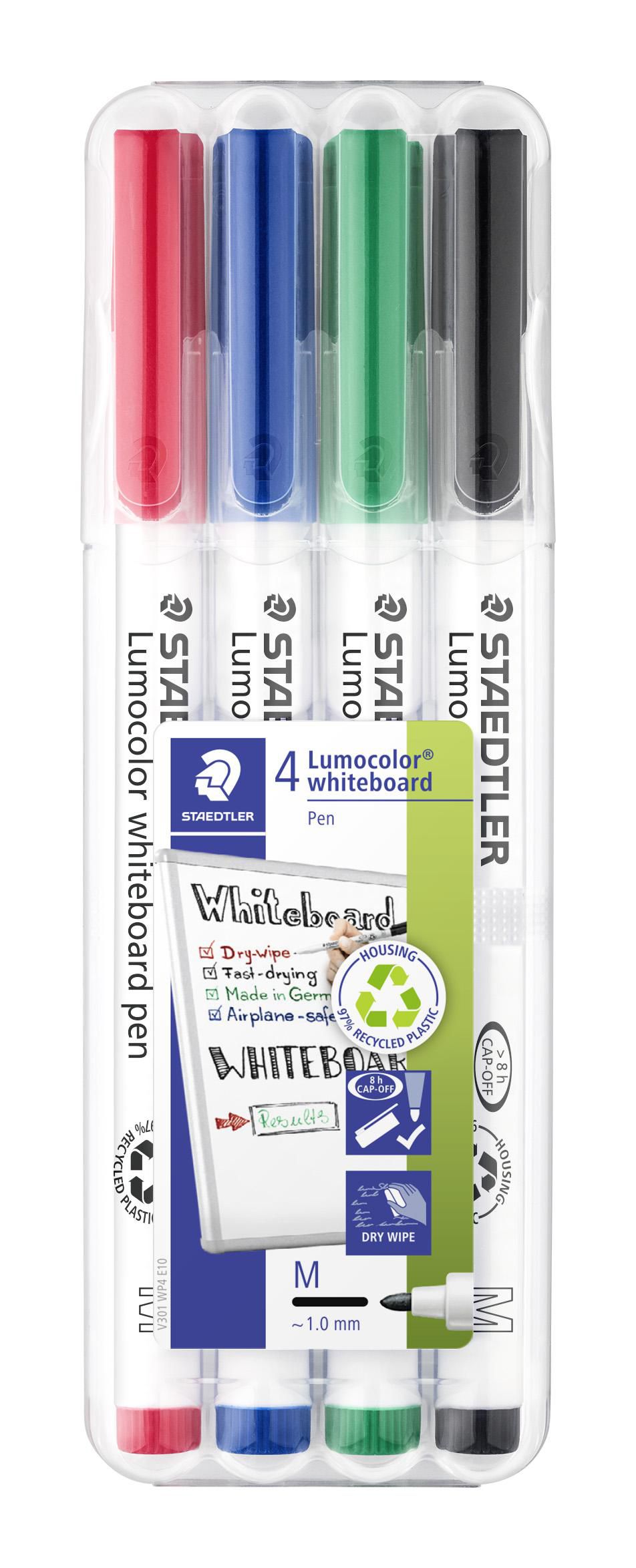 STAEDTLER Lumocolor Whiteboardpenna 1,0mm 4/fp