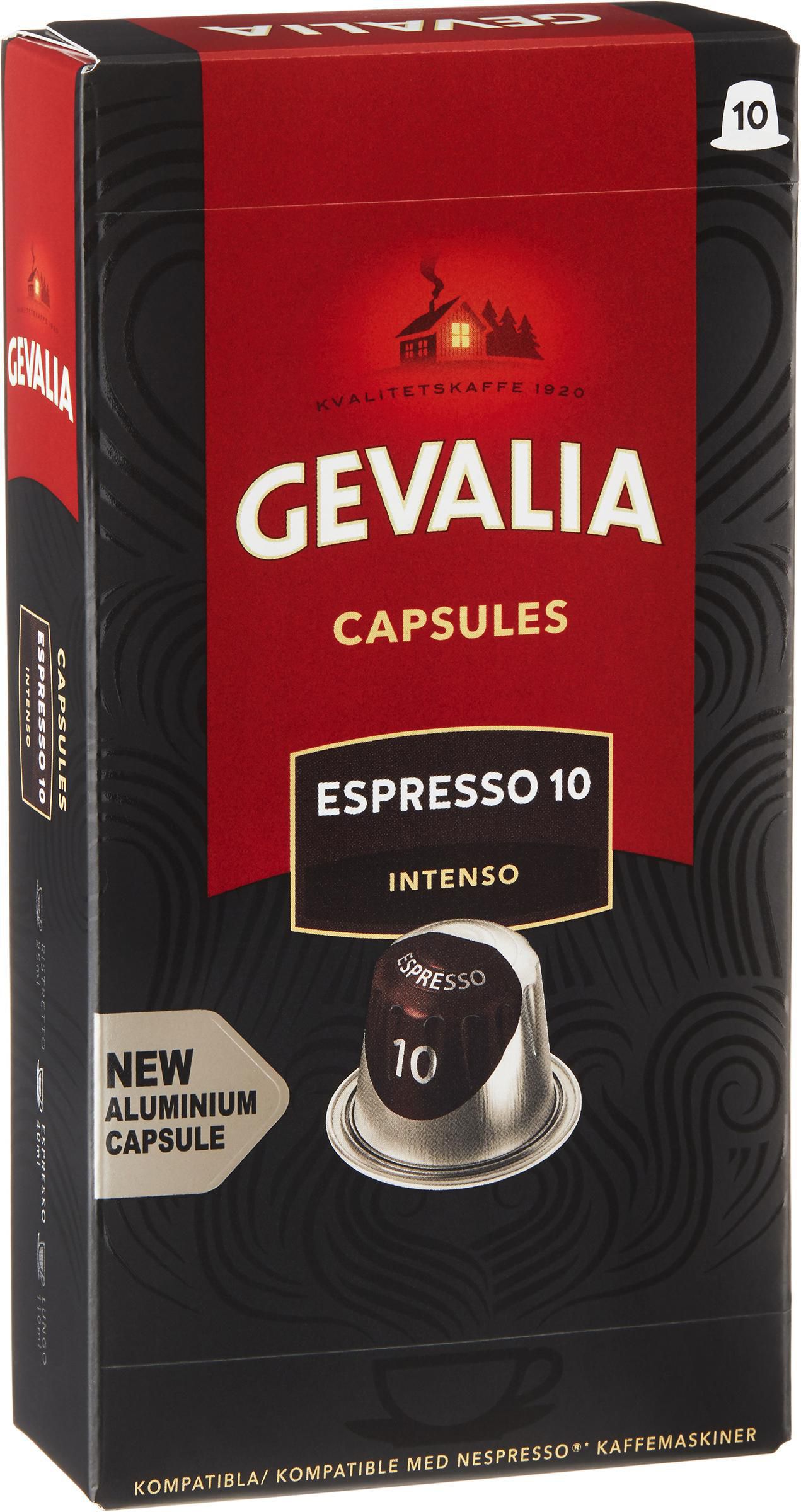 GEVALIA Kaffekapslar 10/fp