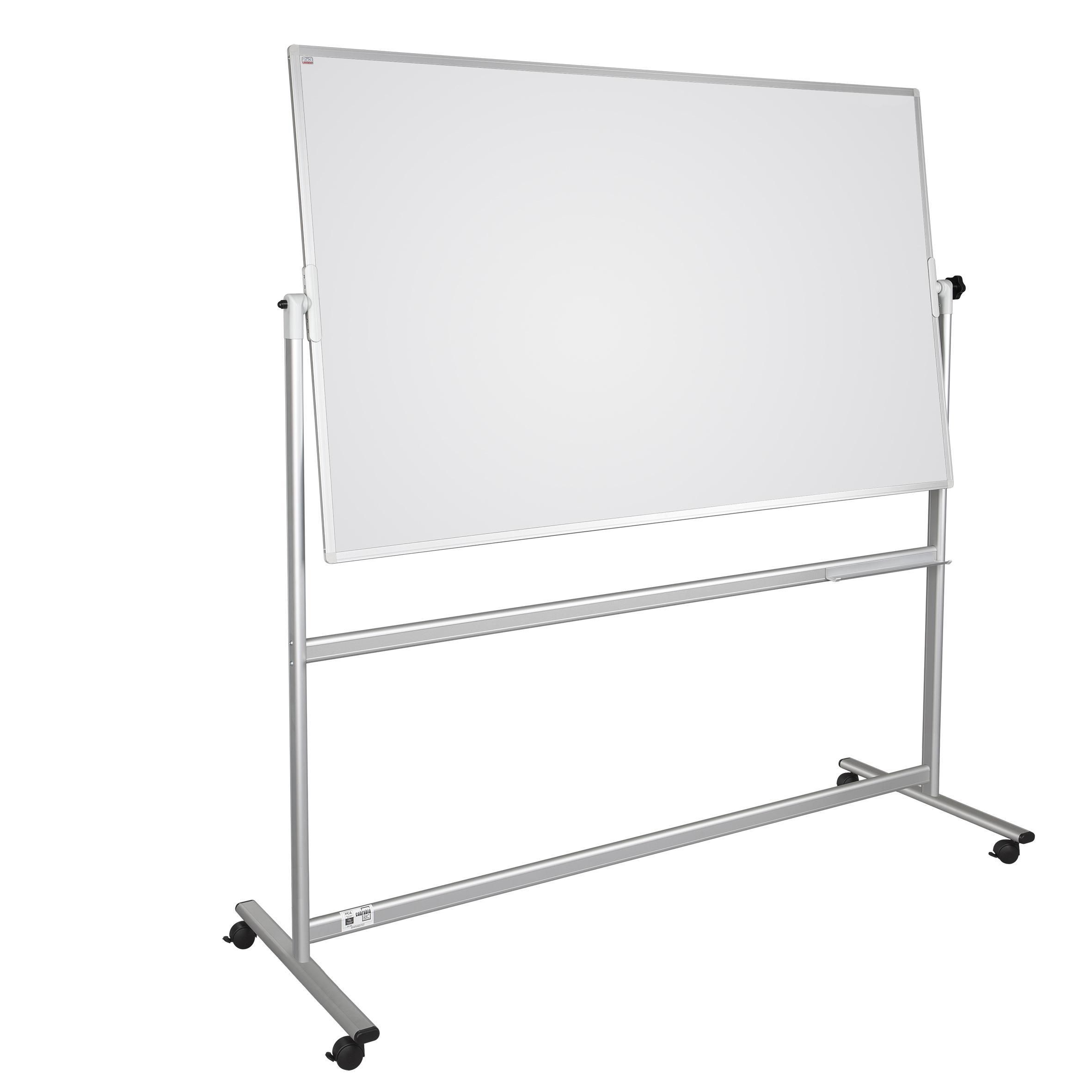 2X3 The Boards&apos; Company Whiteboardtavla vändbar/mobil 120x90cm