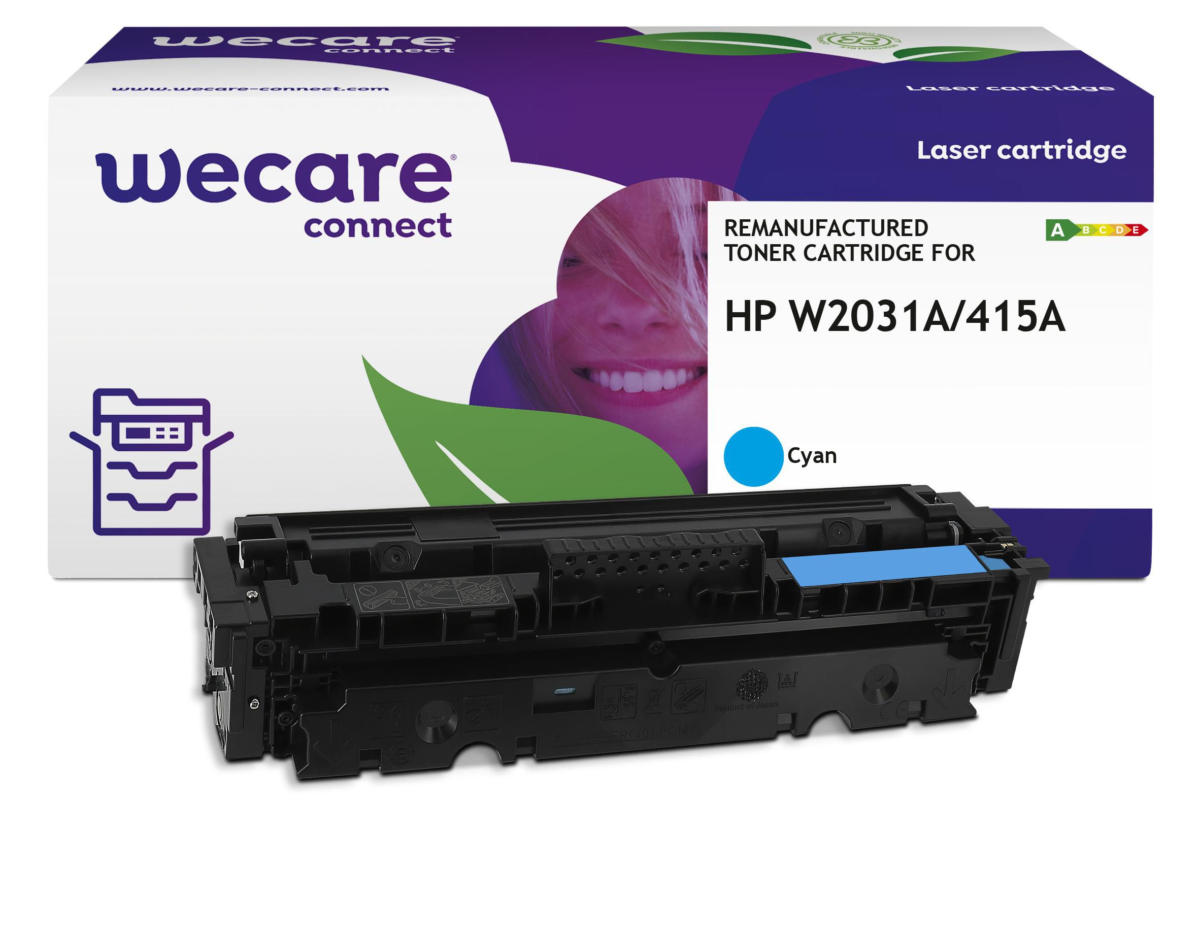 Lyreco Wecare Toner HP W2031A 415A 2,1K cyan
