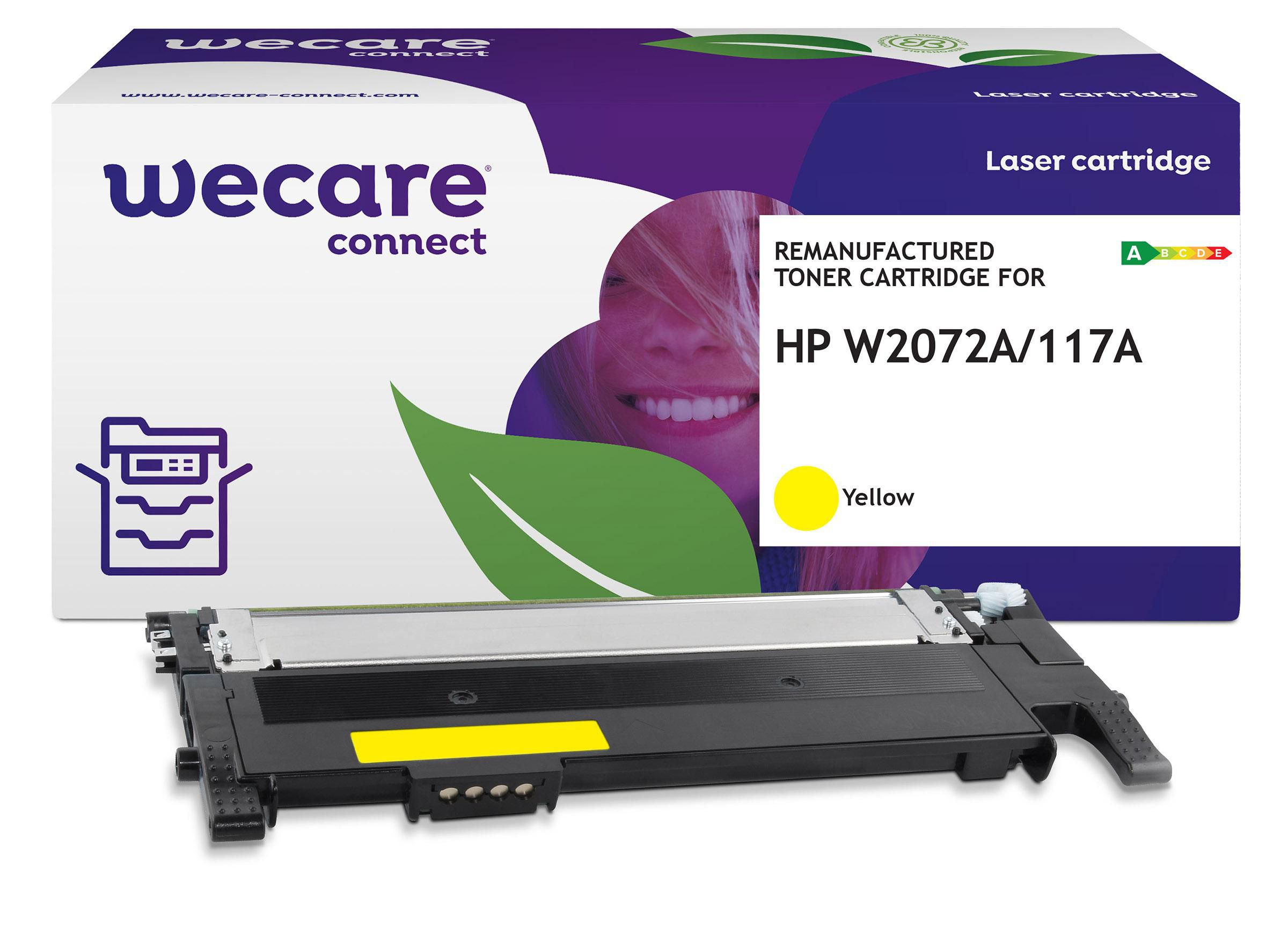 Wecare Toner HP W2072A 117A 1K gul