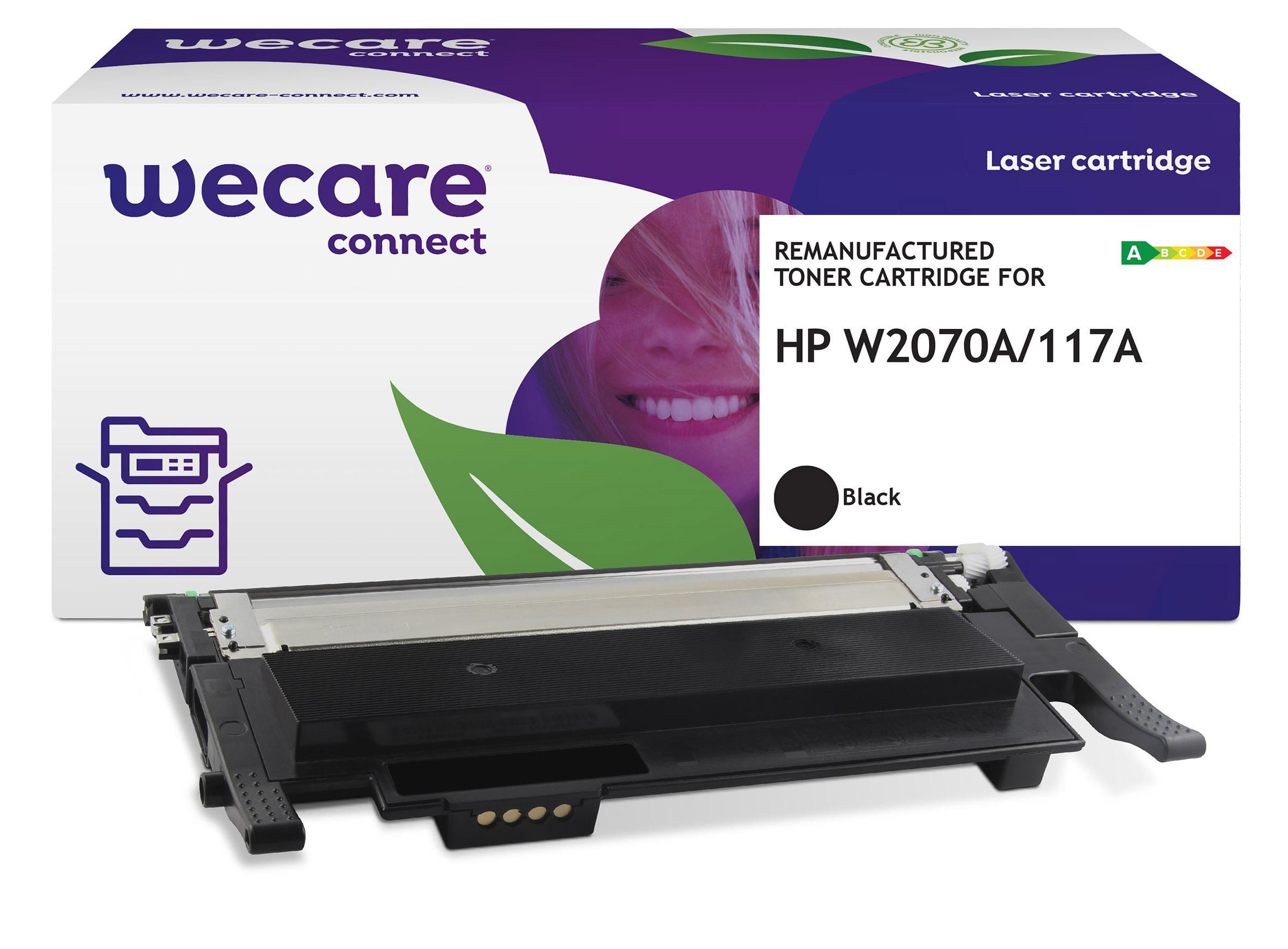 Wecare Toner HP W2070A 117A 1,6K svart