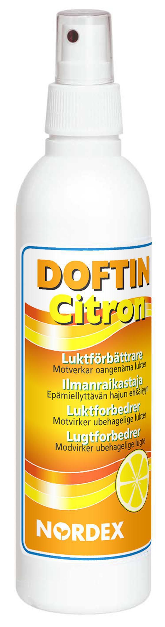 NORDEX Luktförbättrare Doftin citron 250ml