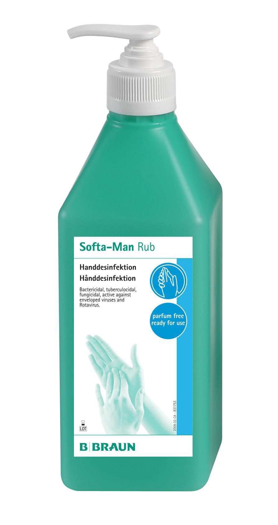 Handdesinfektion SOFTA-MAN Rub 600ml