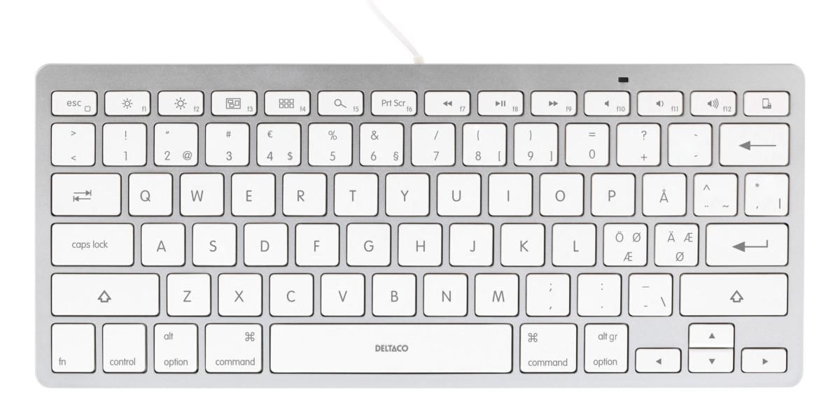 DELTACO Tangentbord Mini USB-C