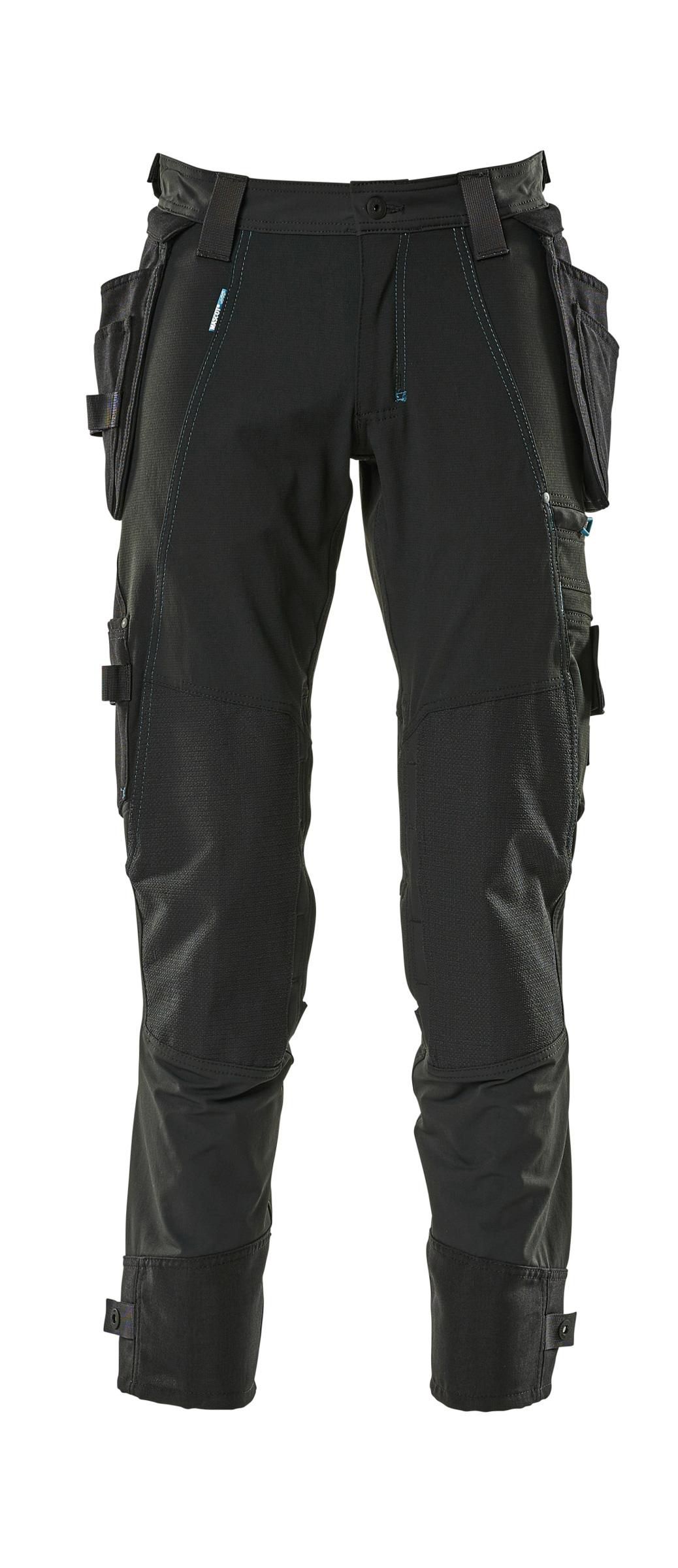 MASCOT® Byxor hängfickor Advanced svart 76C51