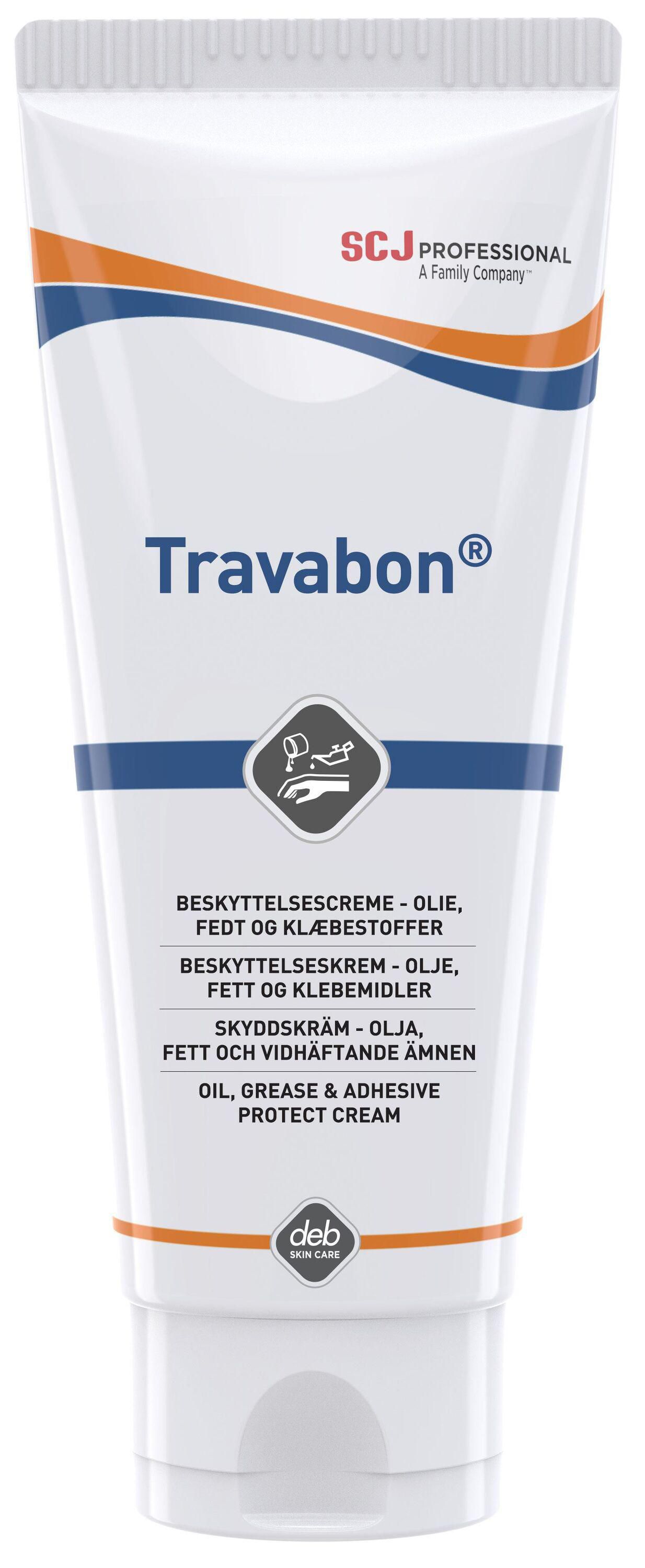 Deb Hudskyddskräm Travabon 100ml, flaska om 100 ml