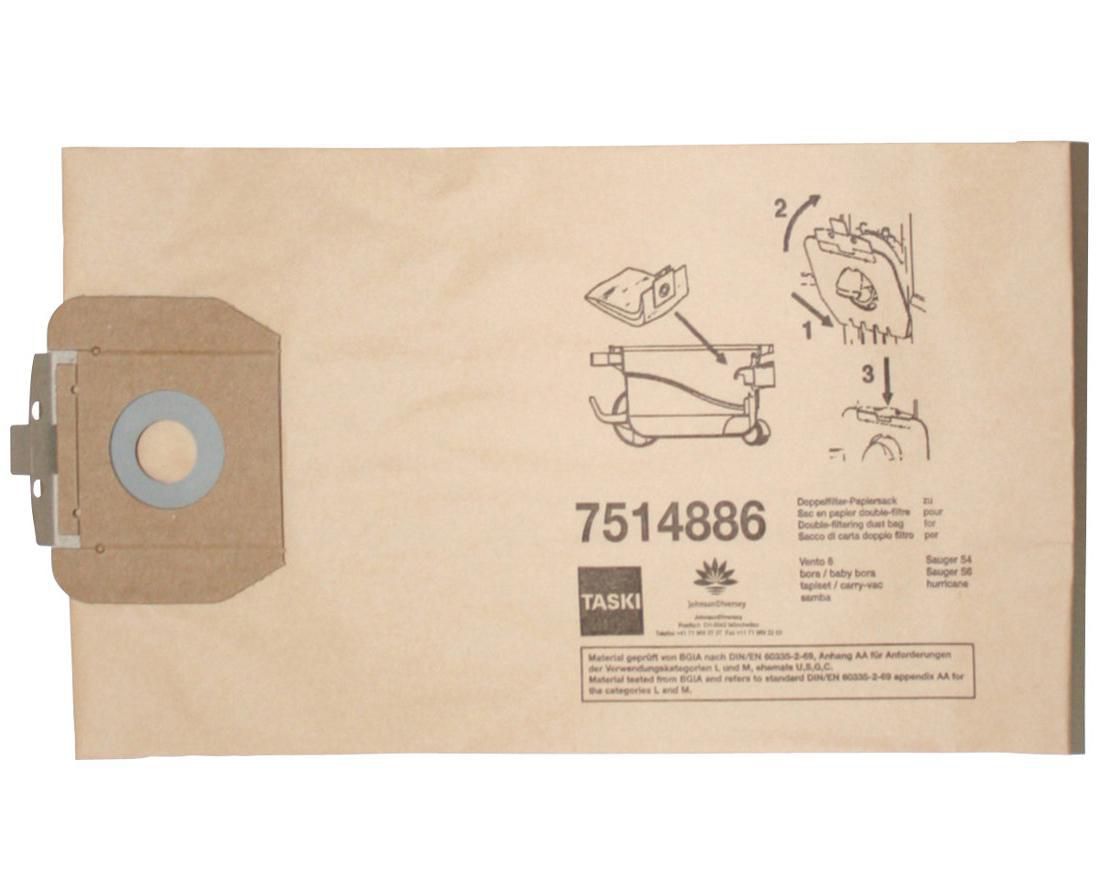 Taski Dammsugarpåse Vento 8(S) Baby Bora-dammsugarpåse 10 x 8l 10/fp