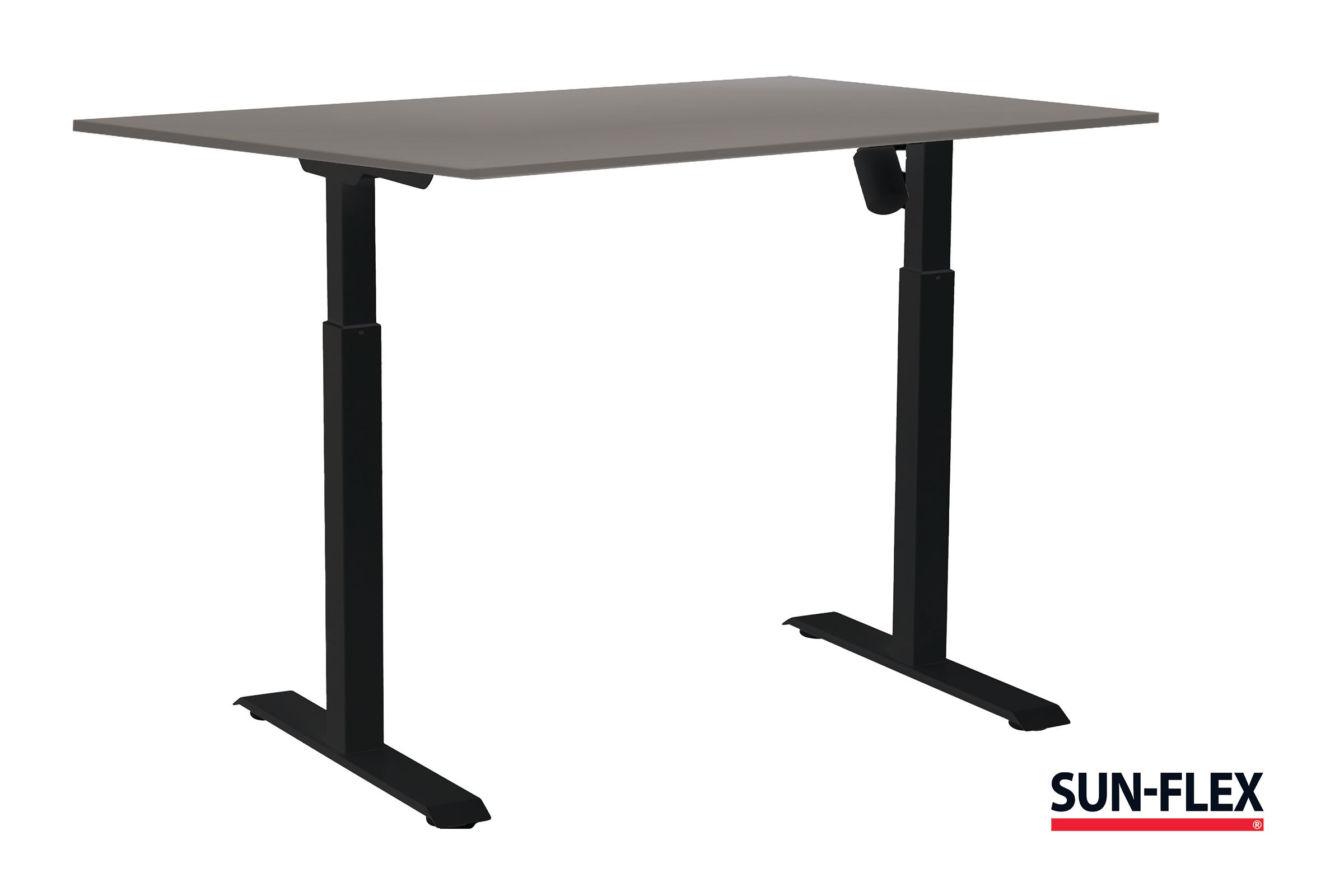 SUN-FLEX® Bord I höj/sänk 120x80 svart/grå