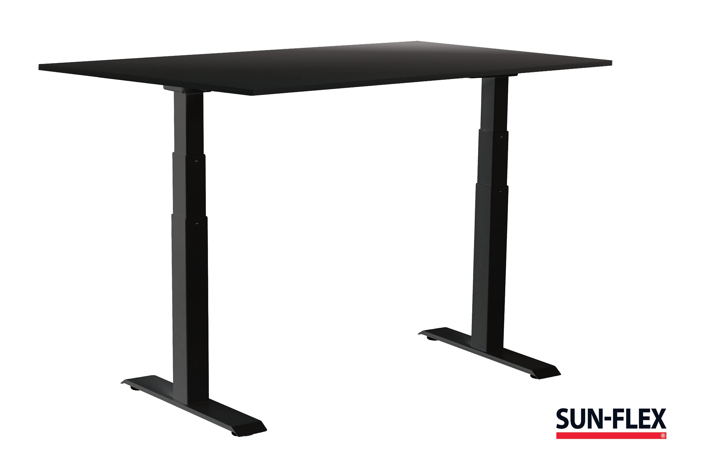SUN-FLEX® Bord VI höj/sänk 120x80 svart/svart