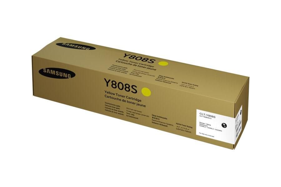 Samsung Tonerkassett CLT-Y808S SS735A gul singelförpackning hög kapacitet