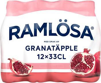 Produktfoto för RAMLÖSA® Dricka Ramlösa Granatäpple 12x33 PET