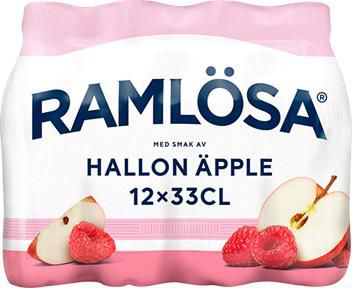 Produktfoto för RAMLÖSA® Dricka Ramlösa Hallon Äpple 12x33 PET