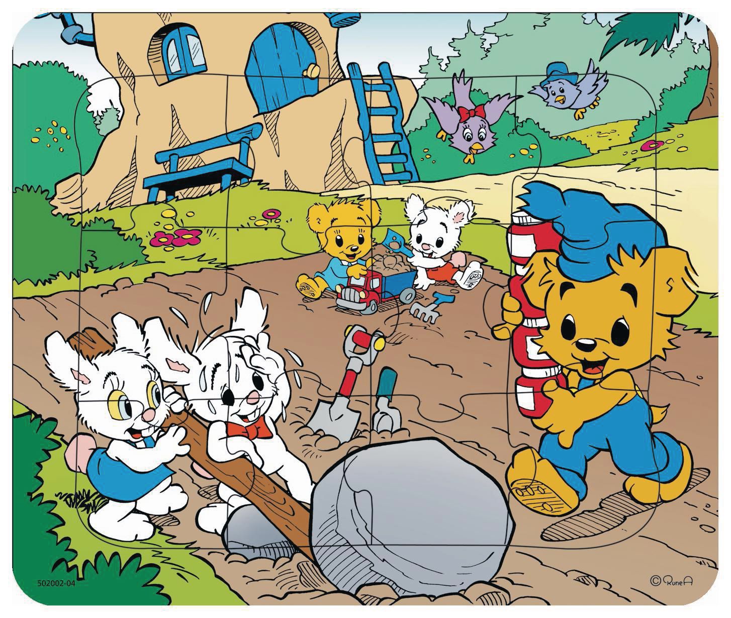 Produktfoto för KÄRNAN Rampussel Bamse, 12 bitar