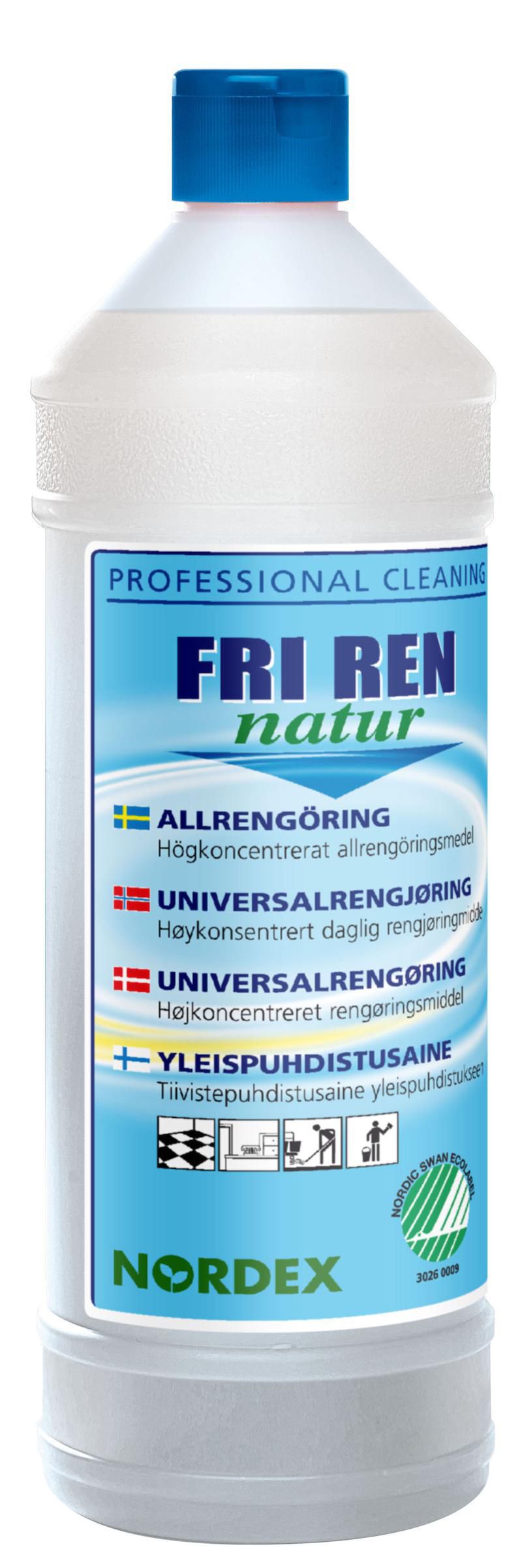 NORDEX Allrengöring Fri Ren Natur 1L