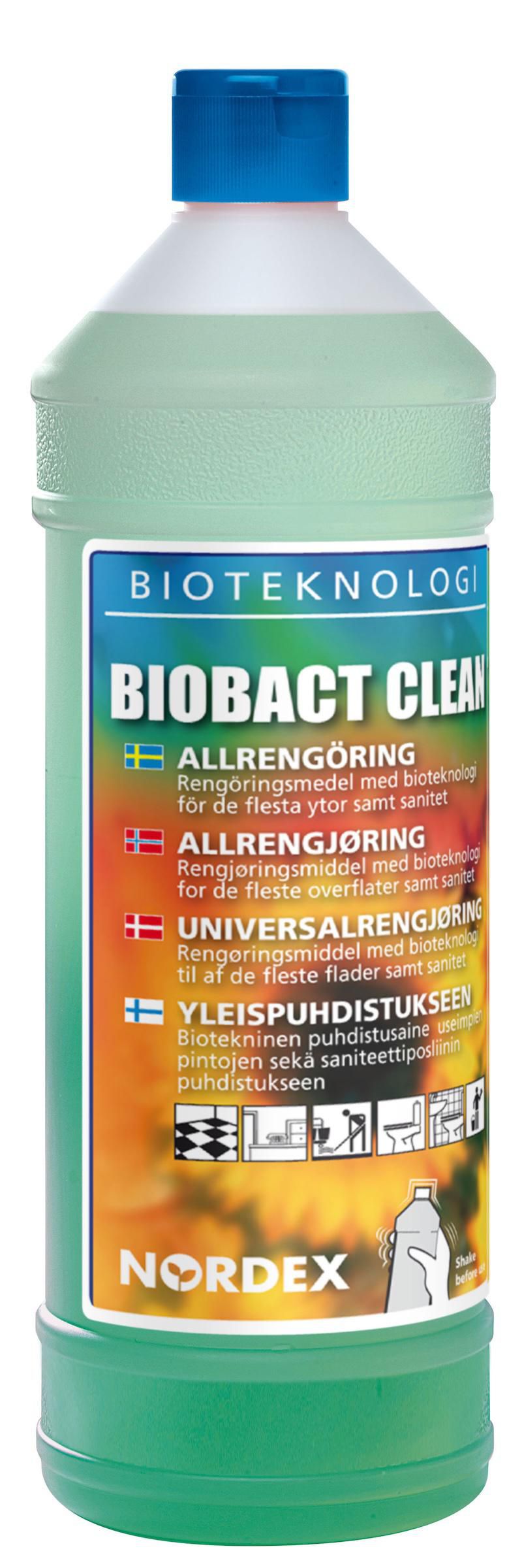 NORDEX Allrengöring Biobact Clean 1L