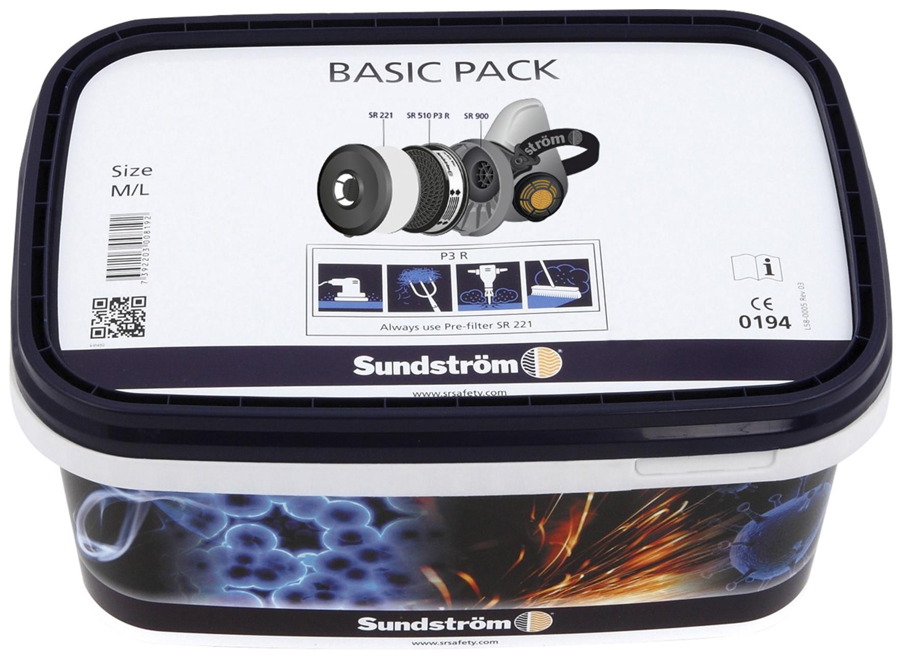 Sundström Halvmask Basic Pack SR 900 M