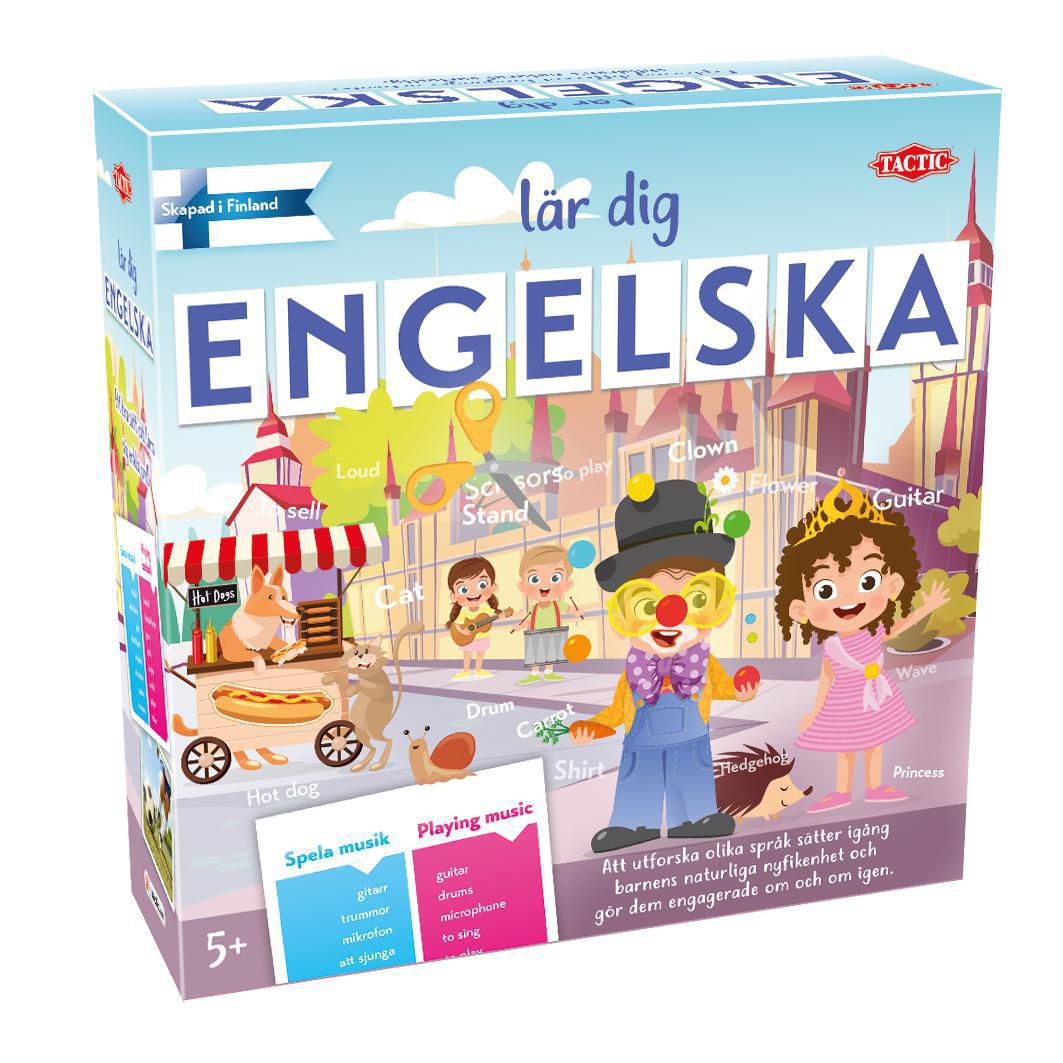 Produktfoto för TACTIC Spel Lär dig engelska 7+