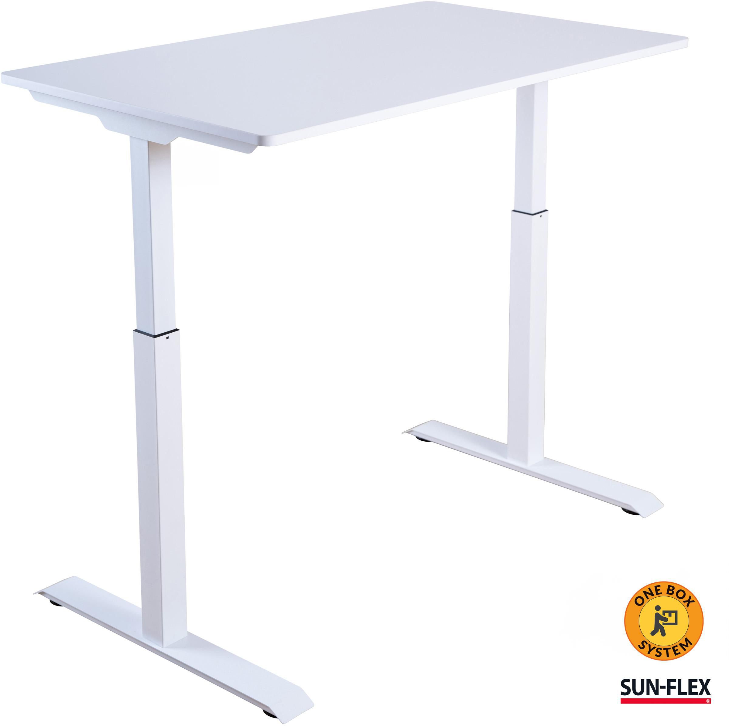 SUN-FLEX® Bord höj/sänk 120x60 Vit