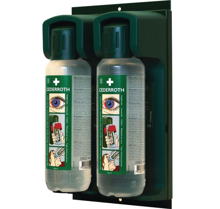 Cederroth Vägghållare till 2st Ögondusch 500ml
