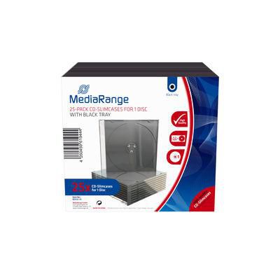 MediaRange CD/DVD-Fodral Slim 25/FP