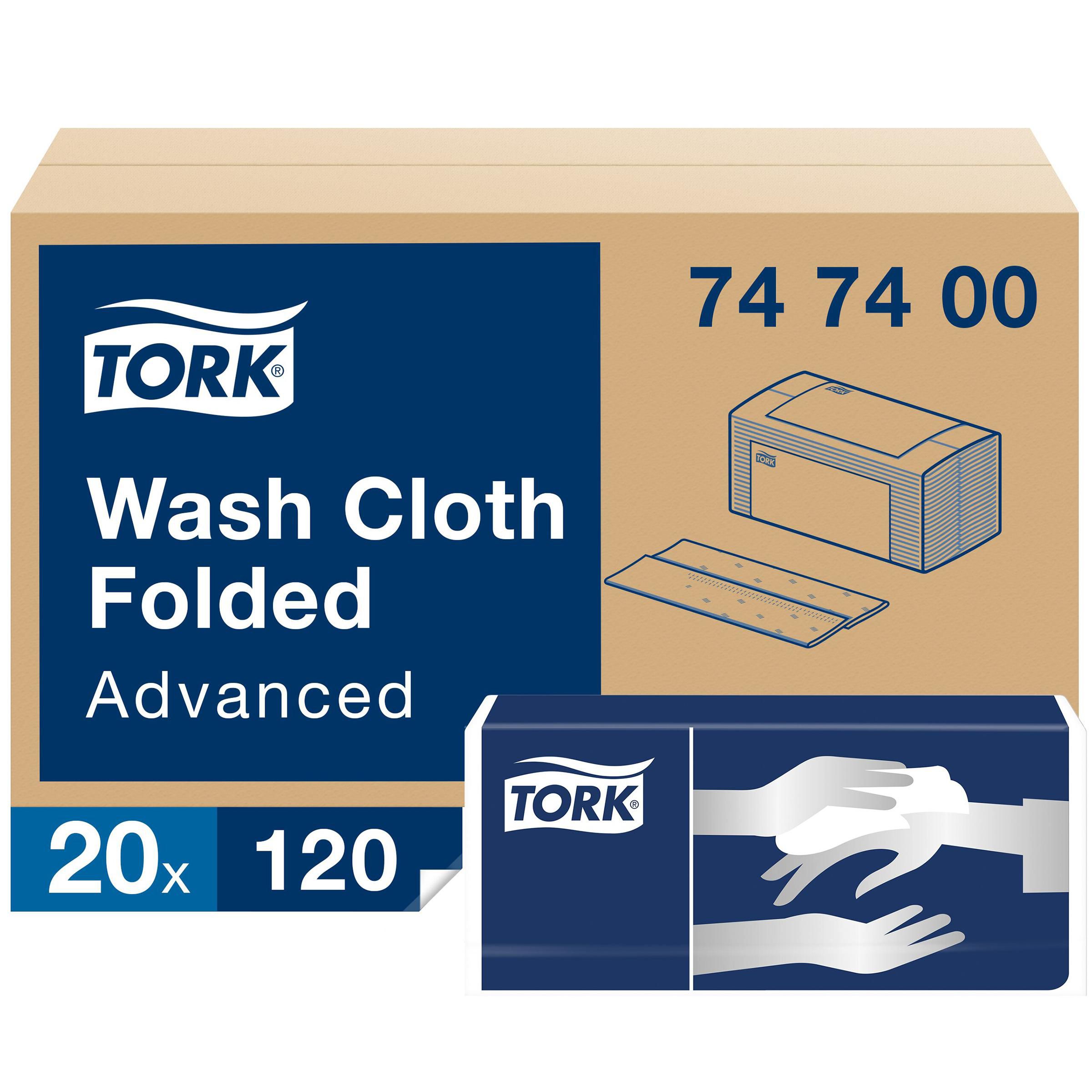 Tork Tvättlapp Advanced 4-lag vit 2400/fp