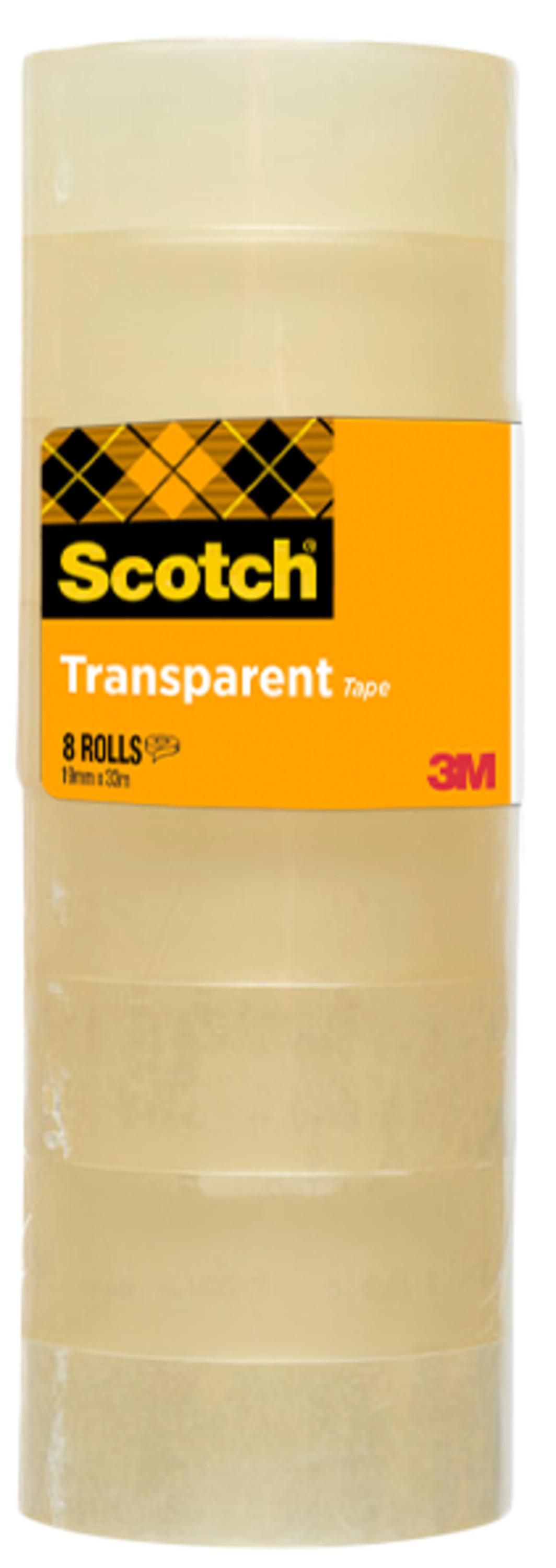 Scotch® Tejp 508 genomskinlig 19mmx33m
