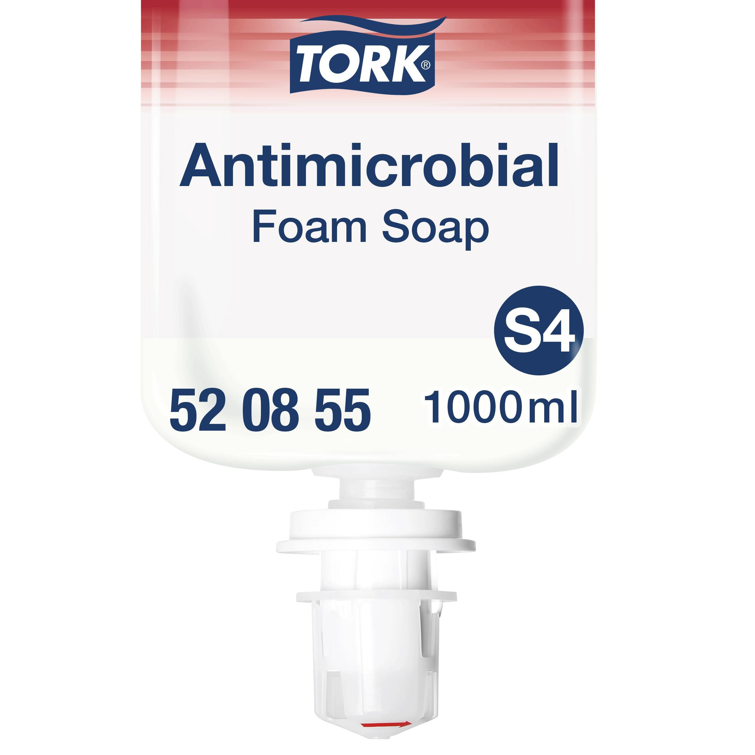 Tork Skumtvål S4 Antimikrobiell 1l, flaska om 1 l