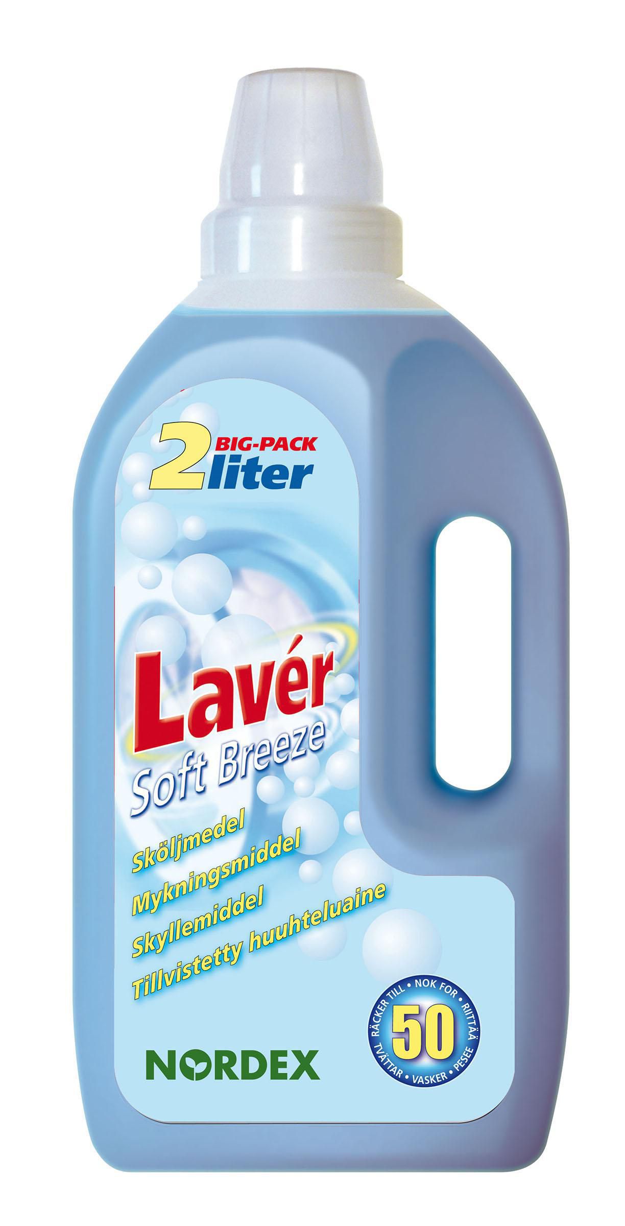 Alternativ bild 0 för NORDEX Sköljmedel Lavér Soft Breeze 2l