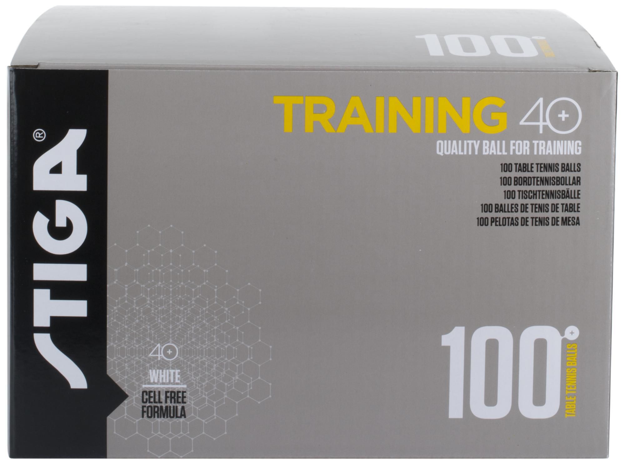 STIGA Bordtennisboll Training vit 100/fp
