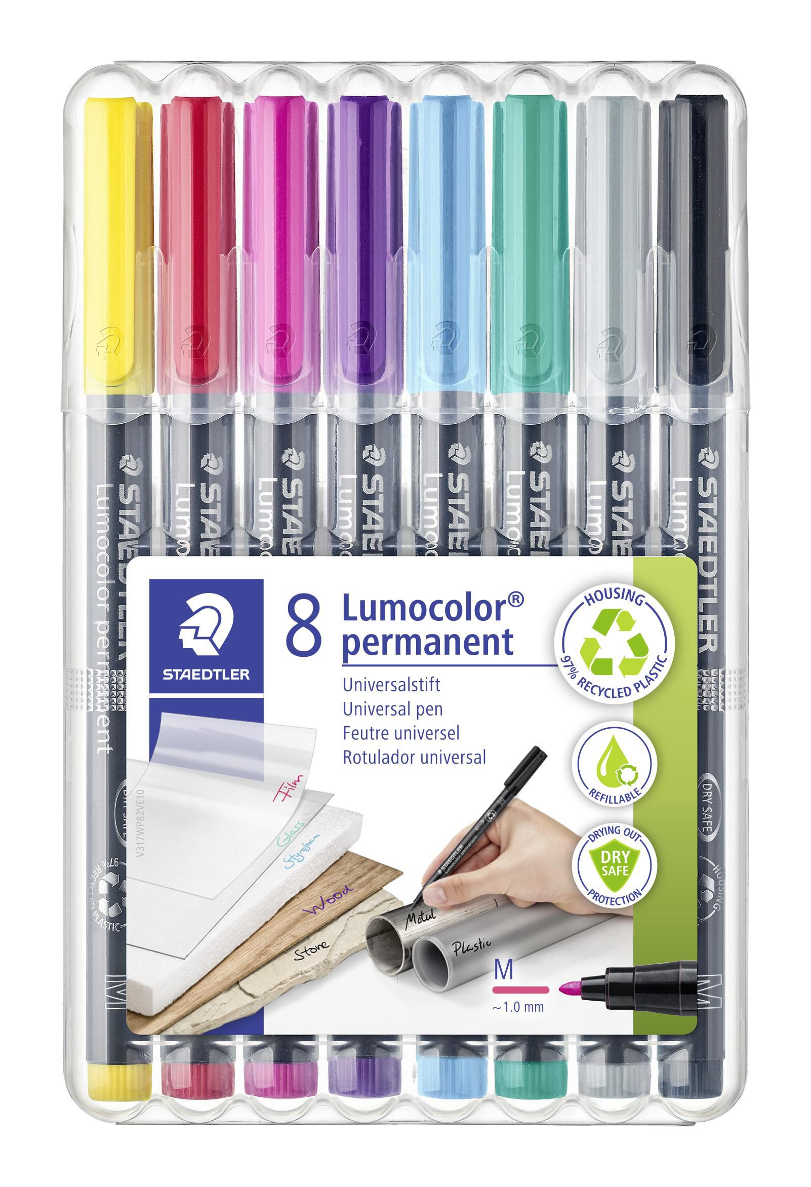 STAEDTLER Lumocolor Universalpenna FP sort.f 8/fp