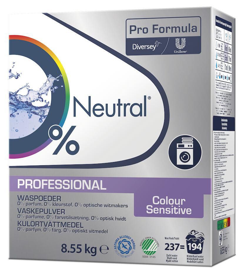 Neutral Tvättmedel Professional Colour Sensitive 8,55kg