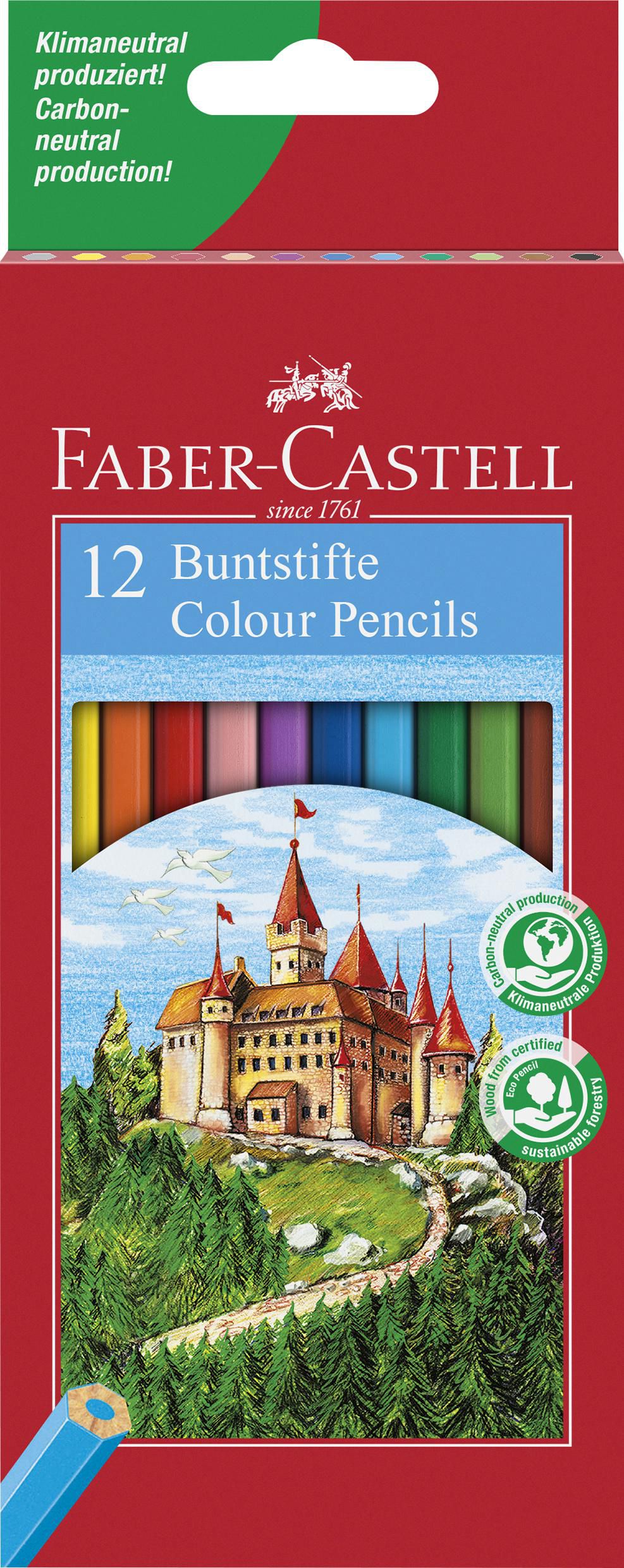 Faber-Castell Färgpenna Slott 12/fp
