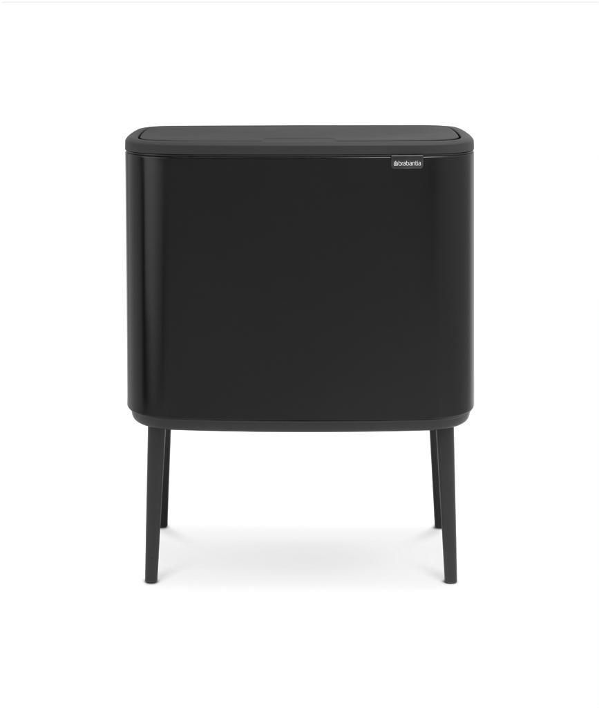 Produktfoto för BRABANTIA Papperskorg Bo Touch Bin 11 och 23 Matt Svart