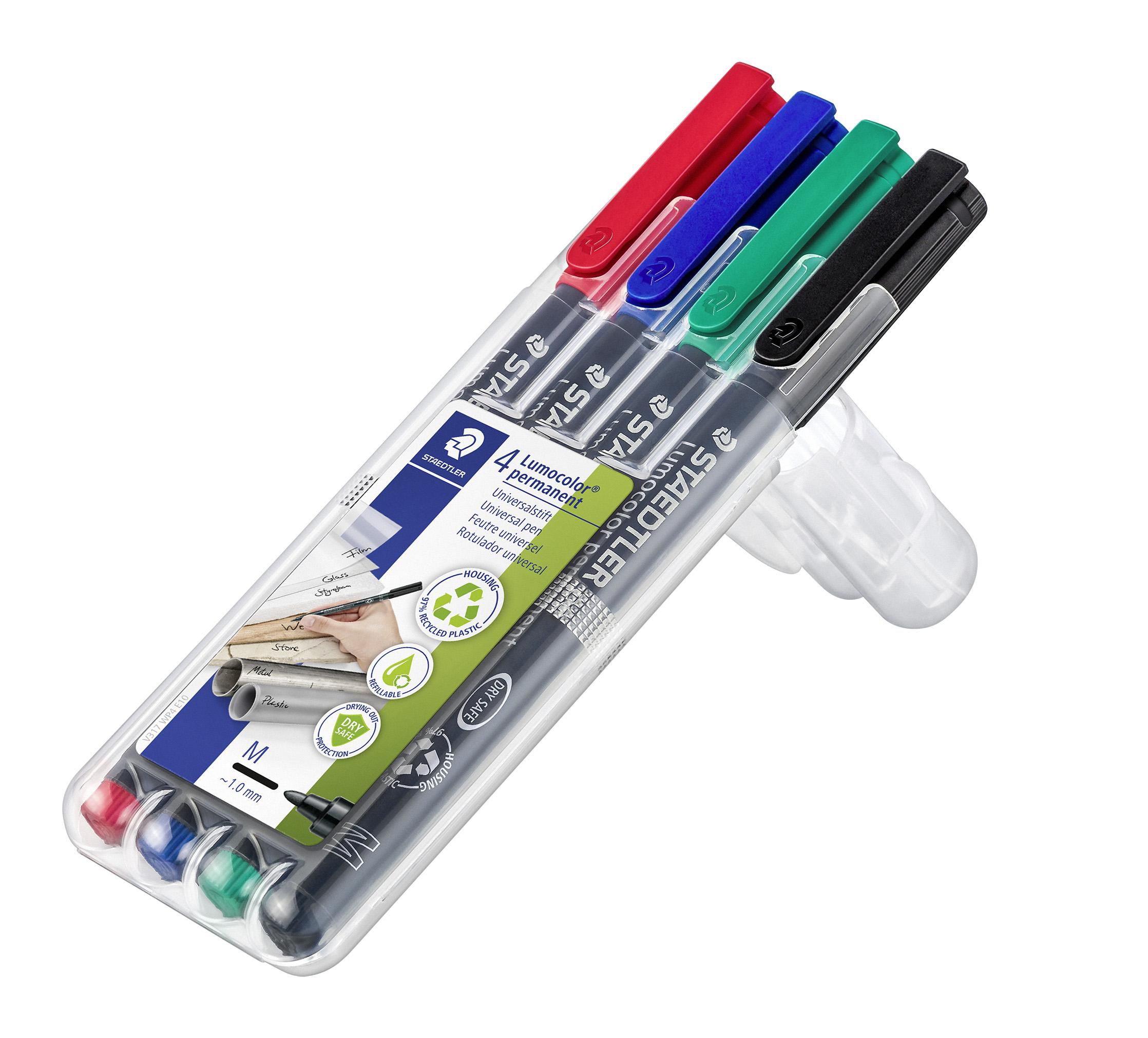 STAEDTLER Lumocolor Universalpenna M P 4/fp