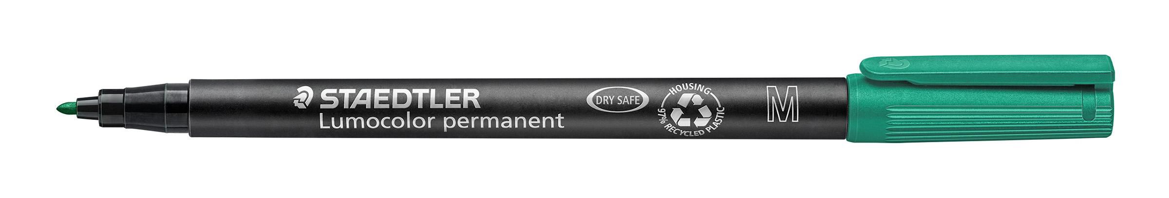 STAEDTLER Lumocolor Universalpenna Lumocolor® 317 permanent mediumspets 1 mm linjebredd grön