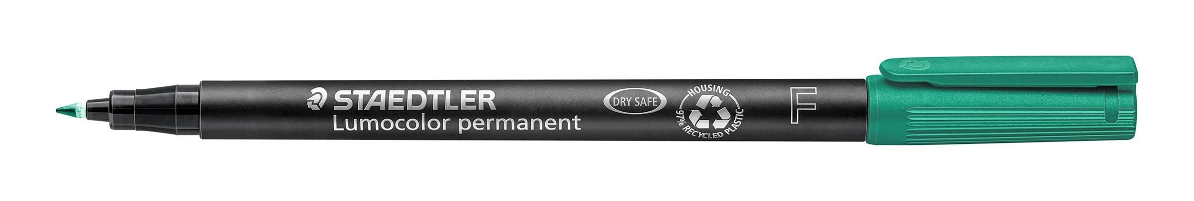STAEDTLER Lumocolor Universalpenna Lumocolor® 318 permanent tunn spets 0,6 mm linjebredd grön