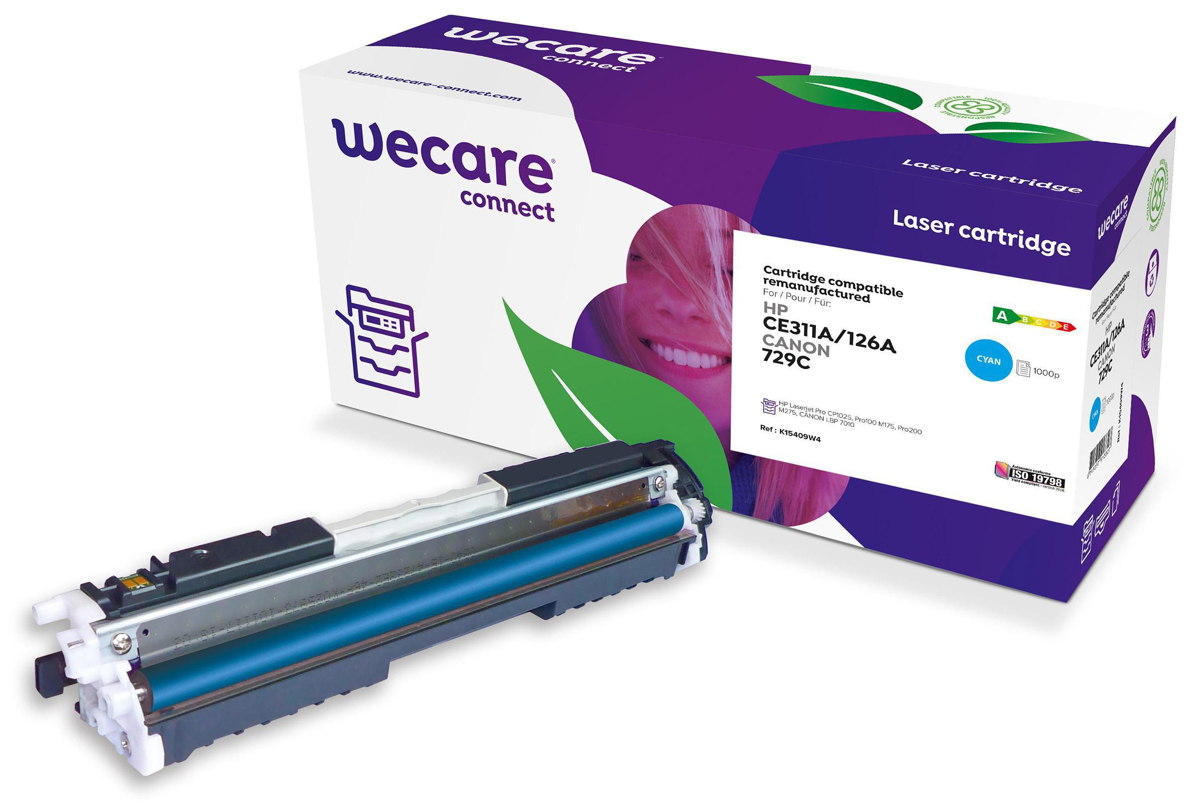 Wecare Toner HP CE311A/729C 1K cyan